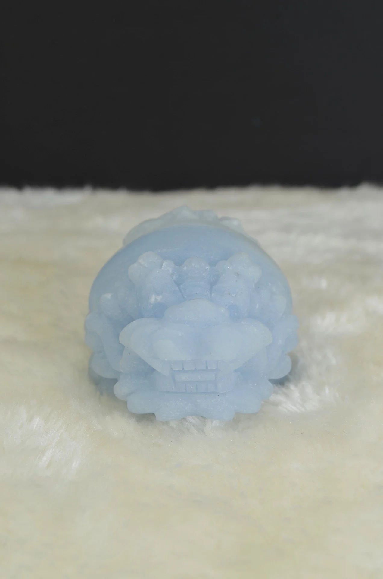 Prosperity Dragon Turtle Crystal Sculpture