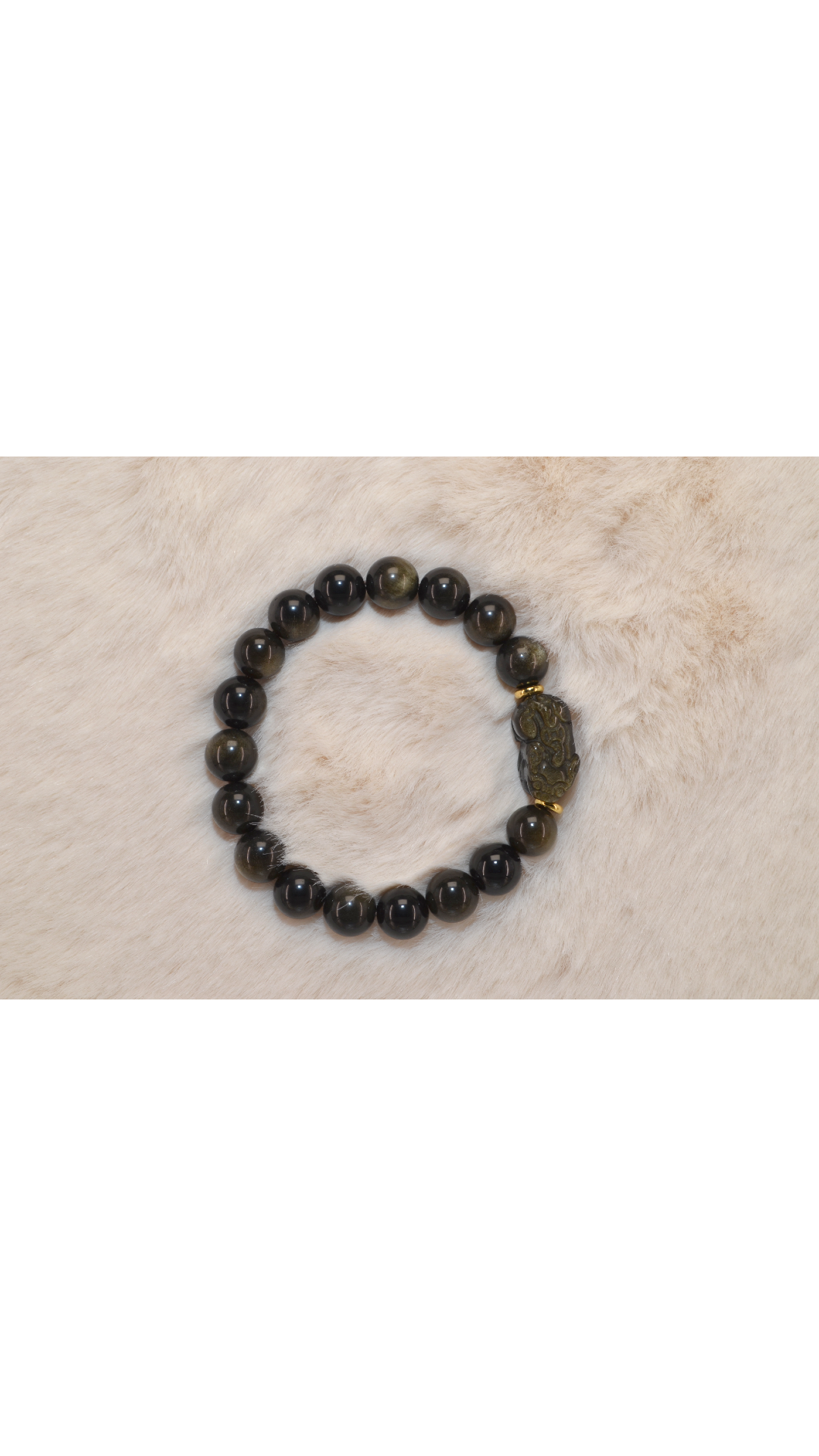 Golden Obsidian Pixiu Bracelet