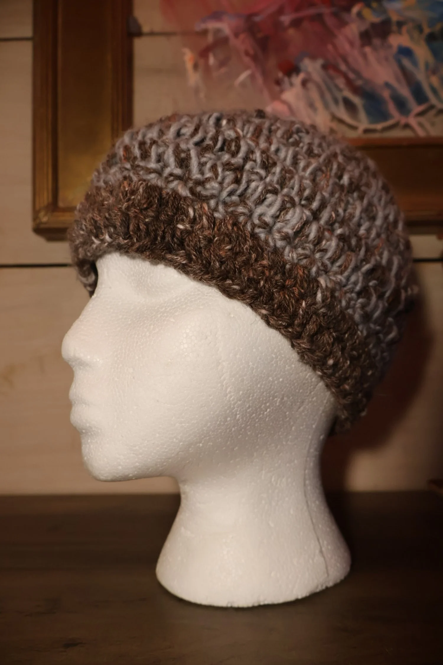 Grizzly Bear Crochet Hat
