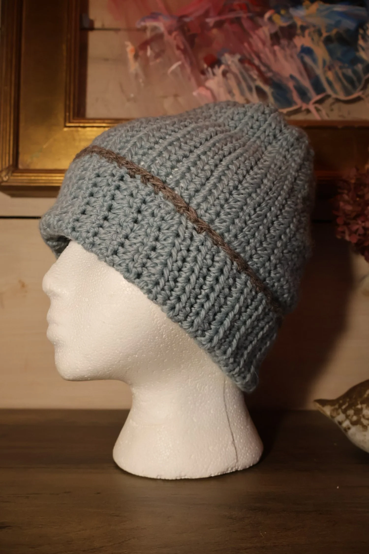 Snowflake Crochet Hat