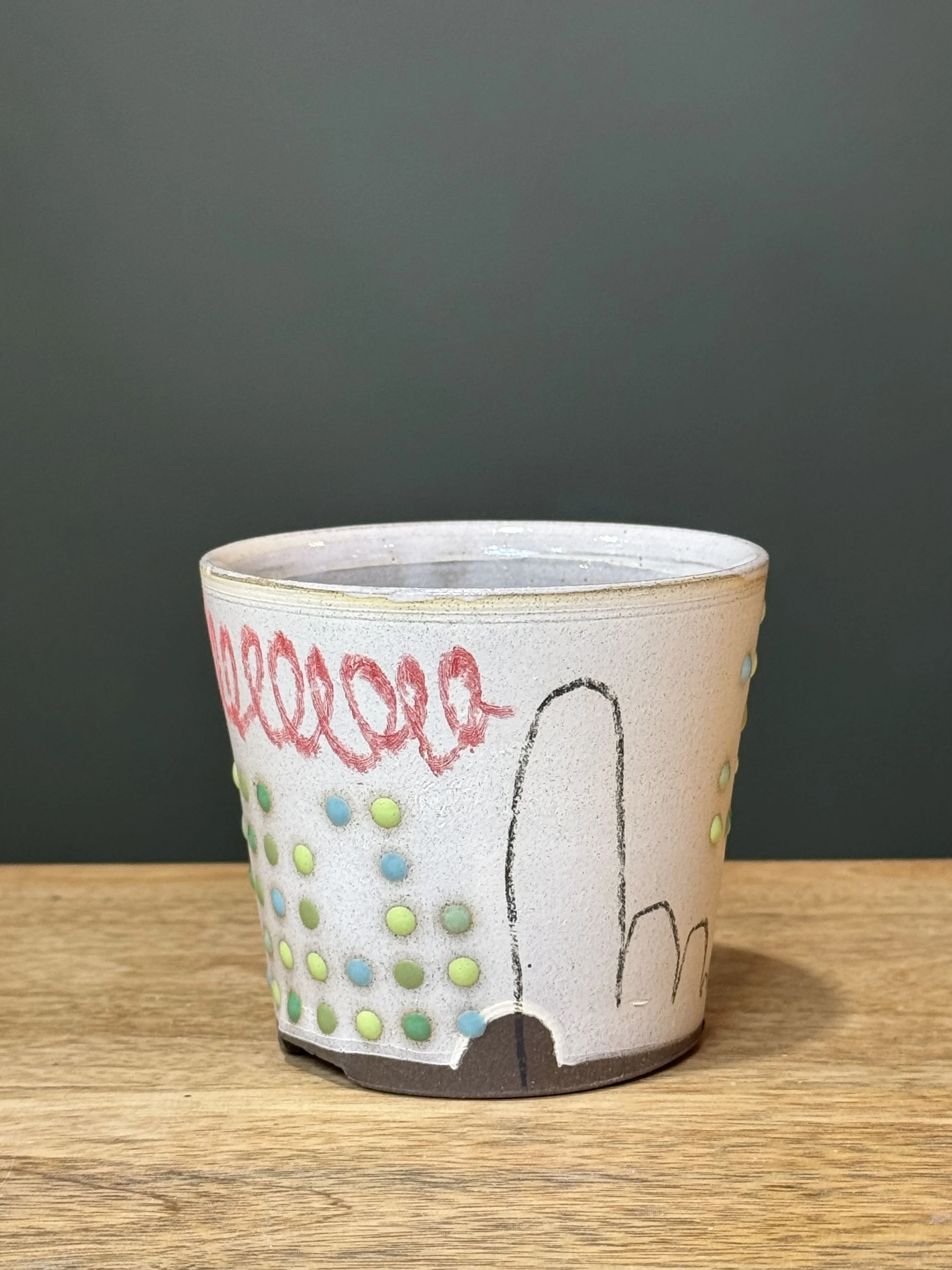 Pixel Cup with Drawings 019