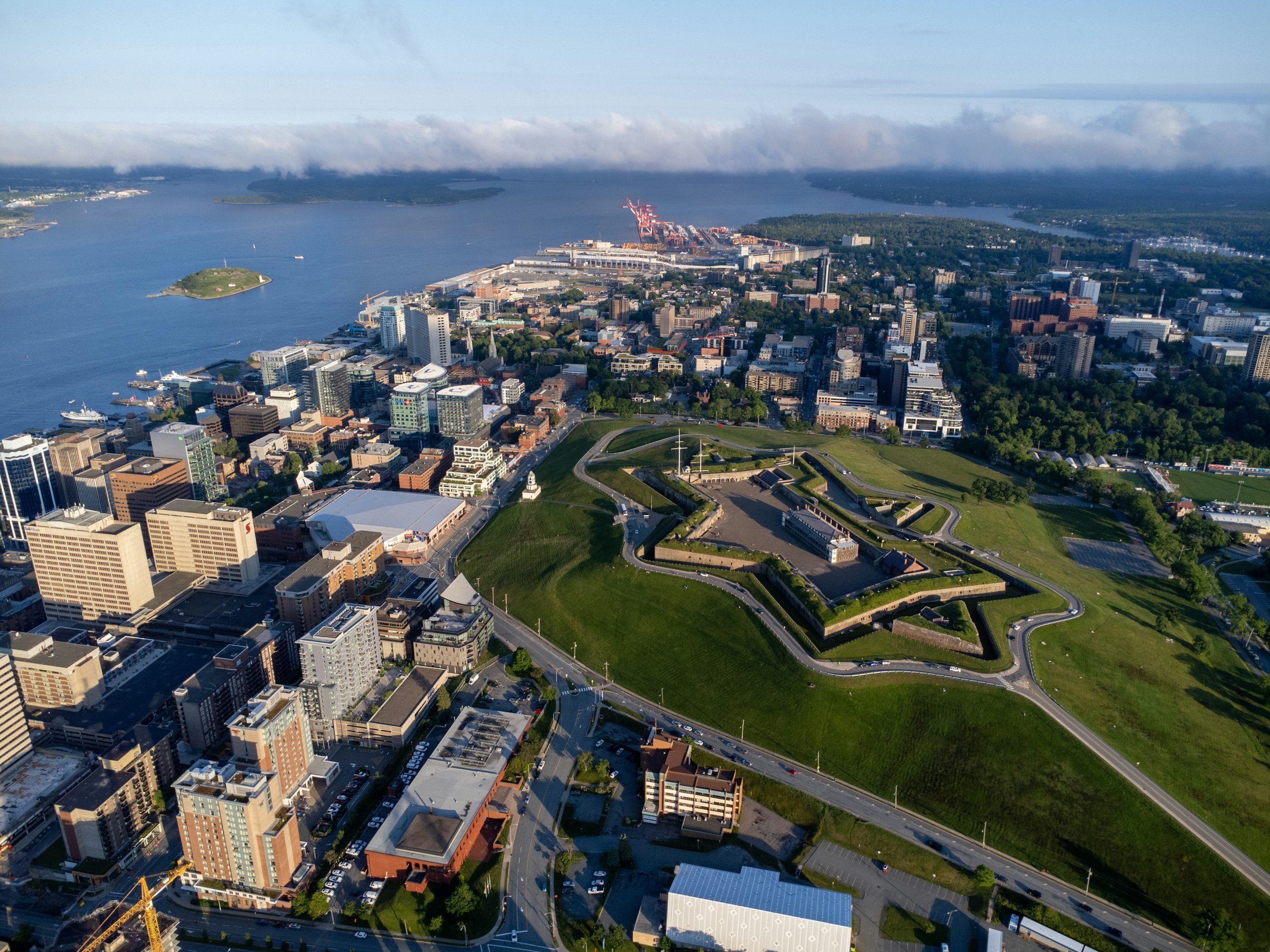 Aerial view of Halifax, Nova Scotia