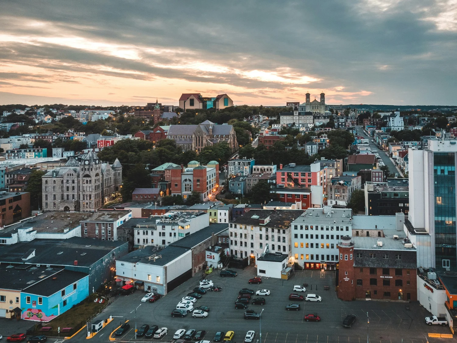 St. John's aerial view
