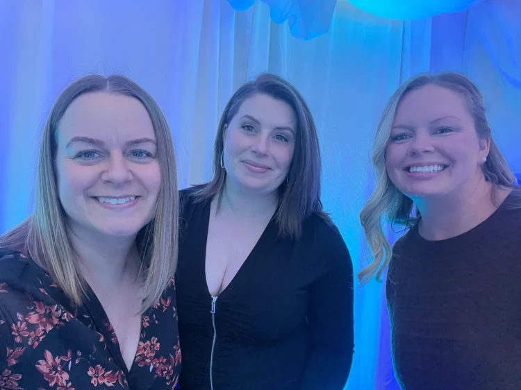 Erika, Meg, and Shelley at Chamber Awards