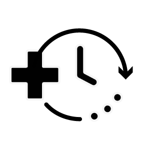 Decreased Recovery Time Icon