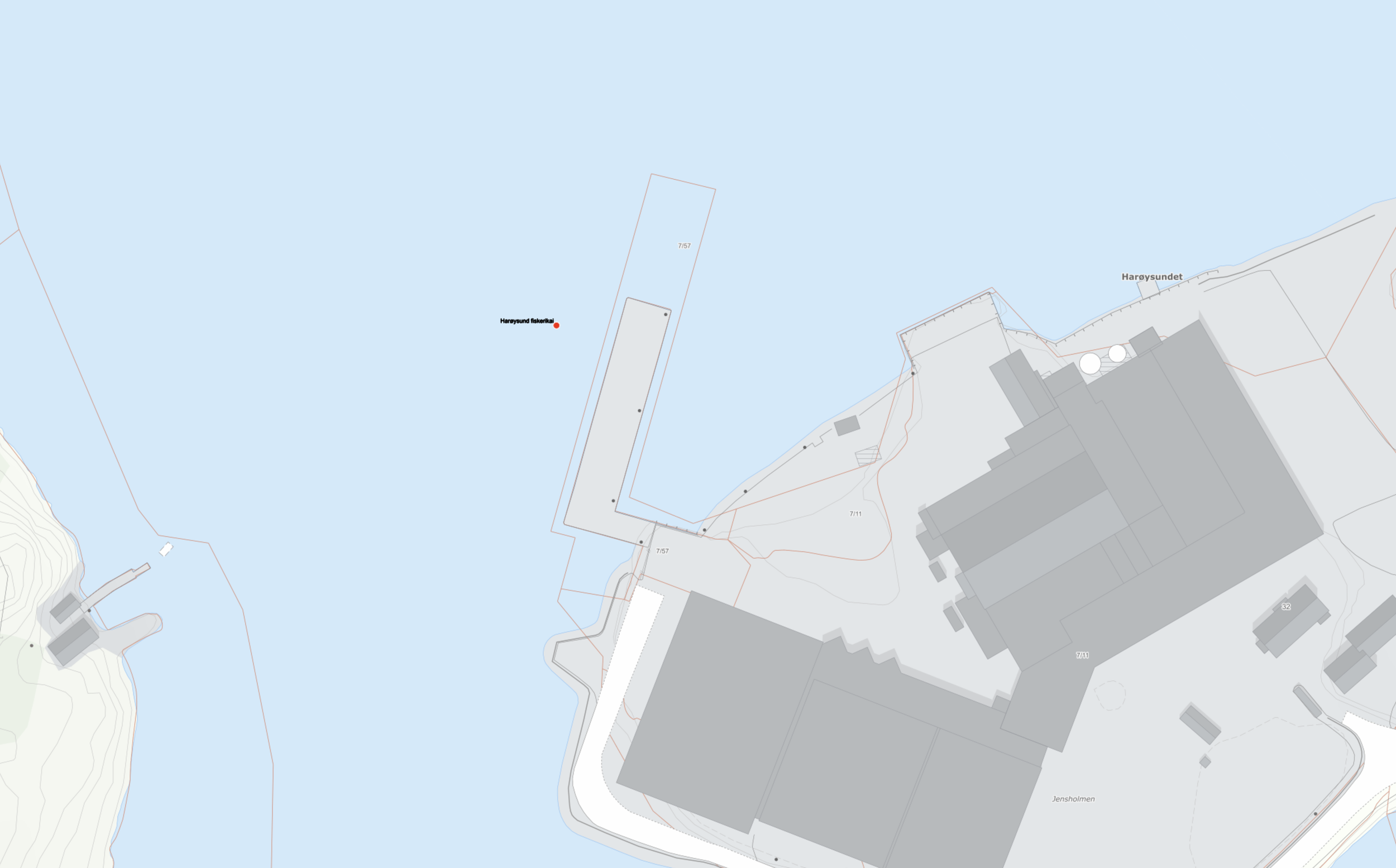 Kart Harøysund fiskerikai