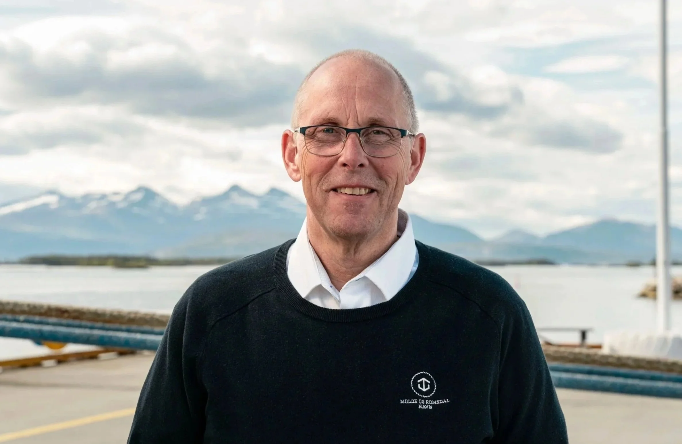 Portrett av havnekaptein Jonny Høgset