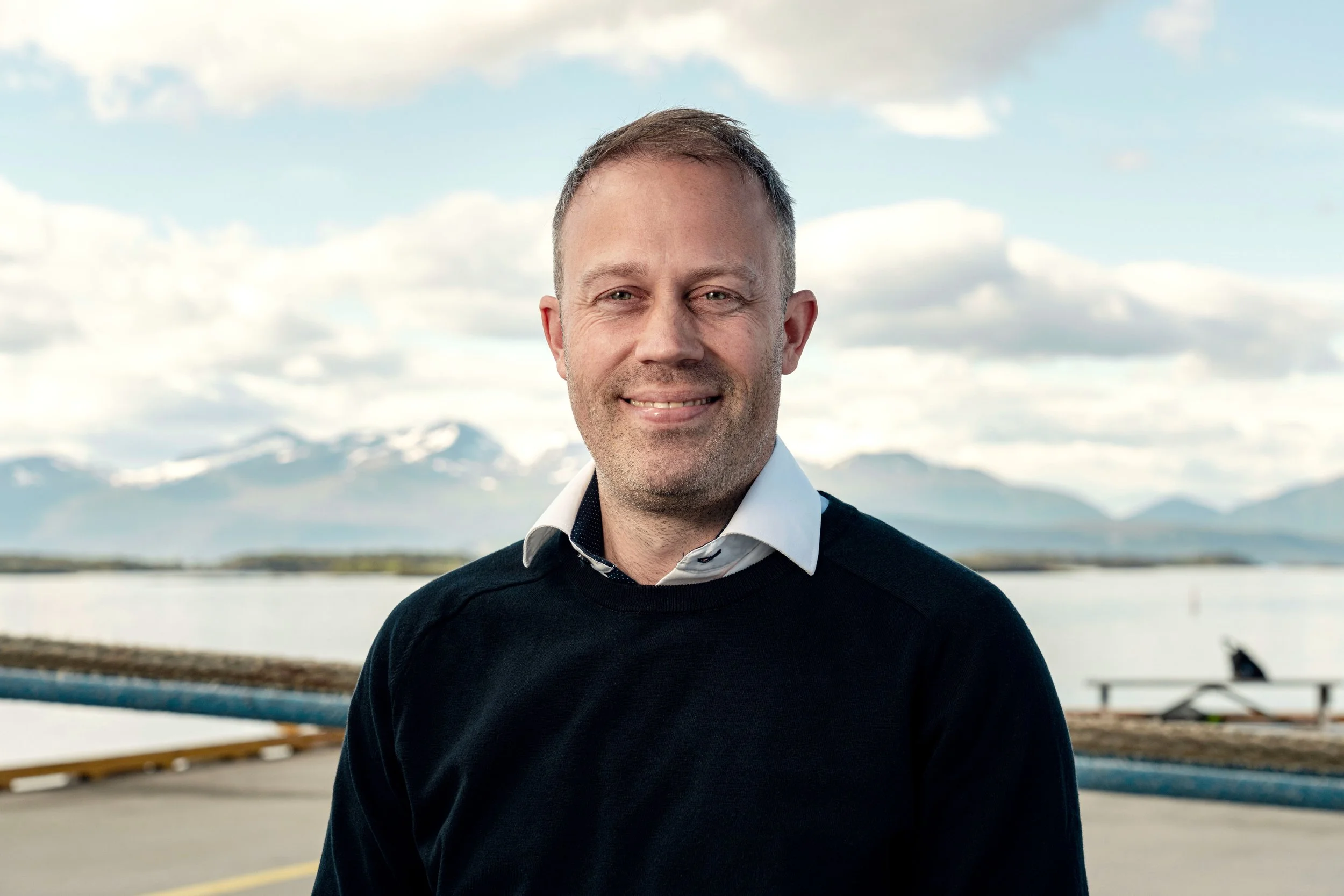 Portrett av havneinspektør Stian Holm
