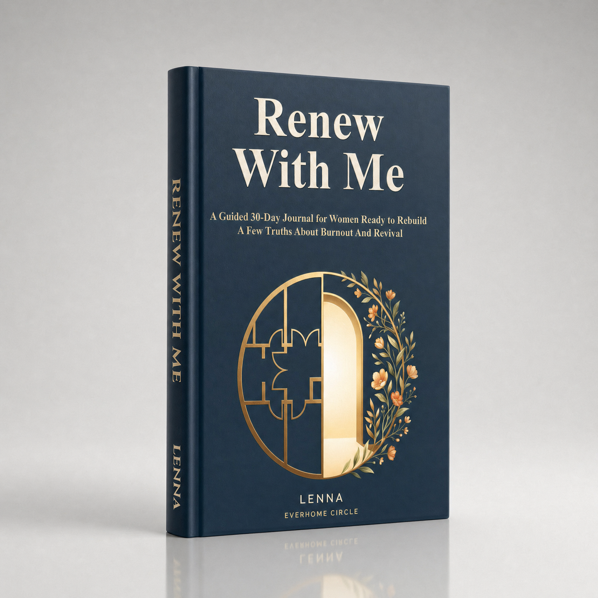 Renew With Me: Women-Centered Edition, a 30-day guided journal by Lenna.