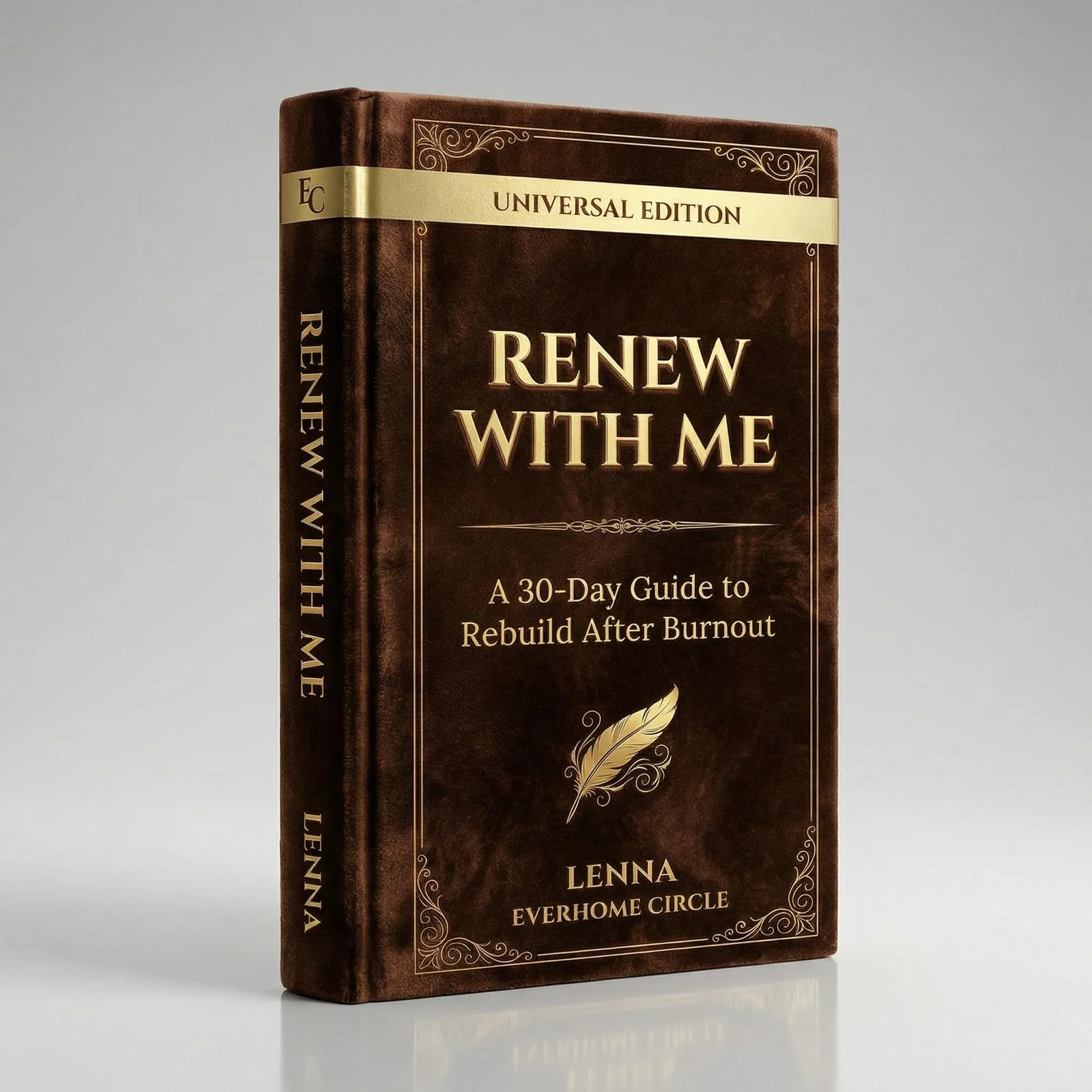 Renew With Me: A 30-Day Guide to Rebuild After Burnout (Universal Edition)