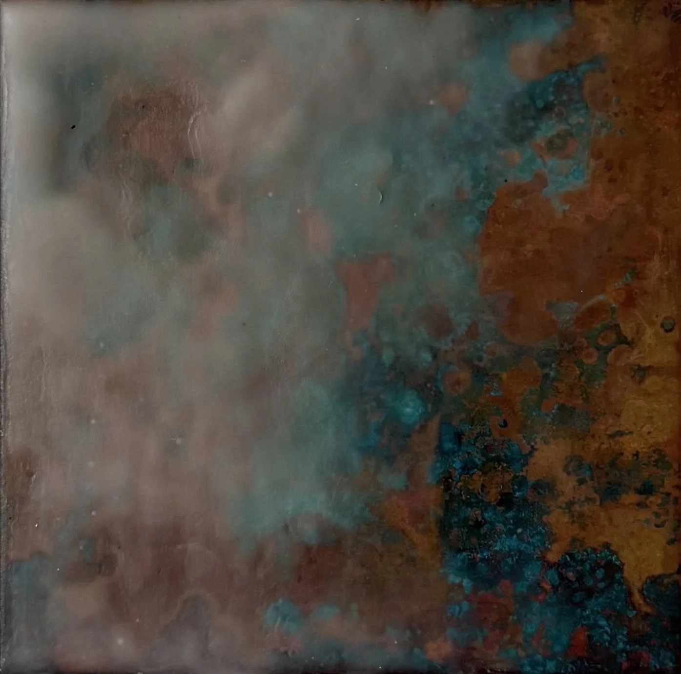Poppy Lennox, All That There Is To Be Known VIII, Rusted metal and pure beeswax, 10 x 10cm, 2025.jpg