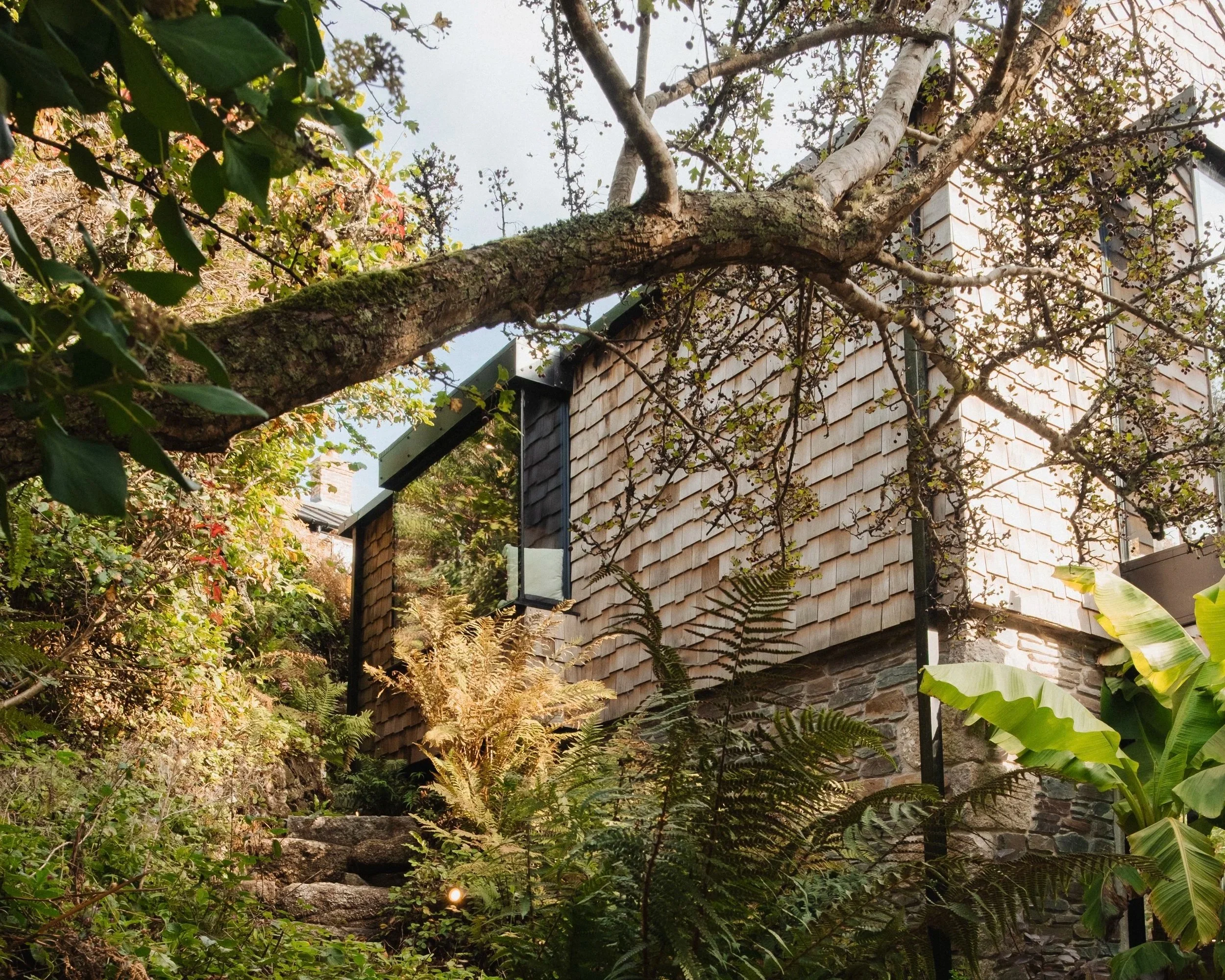 Nestled deep within the trees, Lowartha is a secluded woodland retreat where dappled light, rustling leaves and architectural calm create a setting for unhurried days and restful nights.