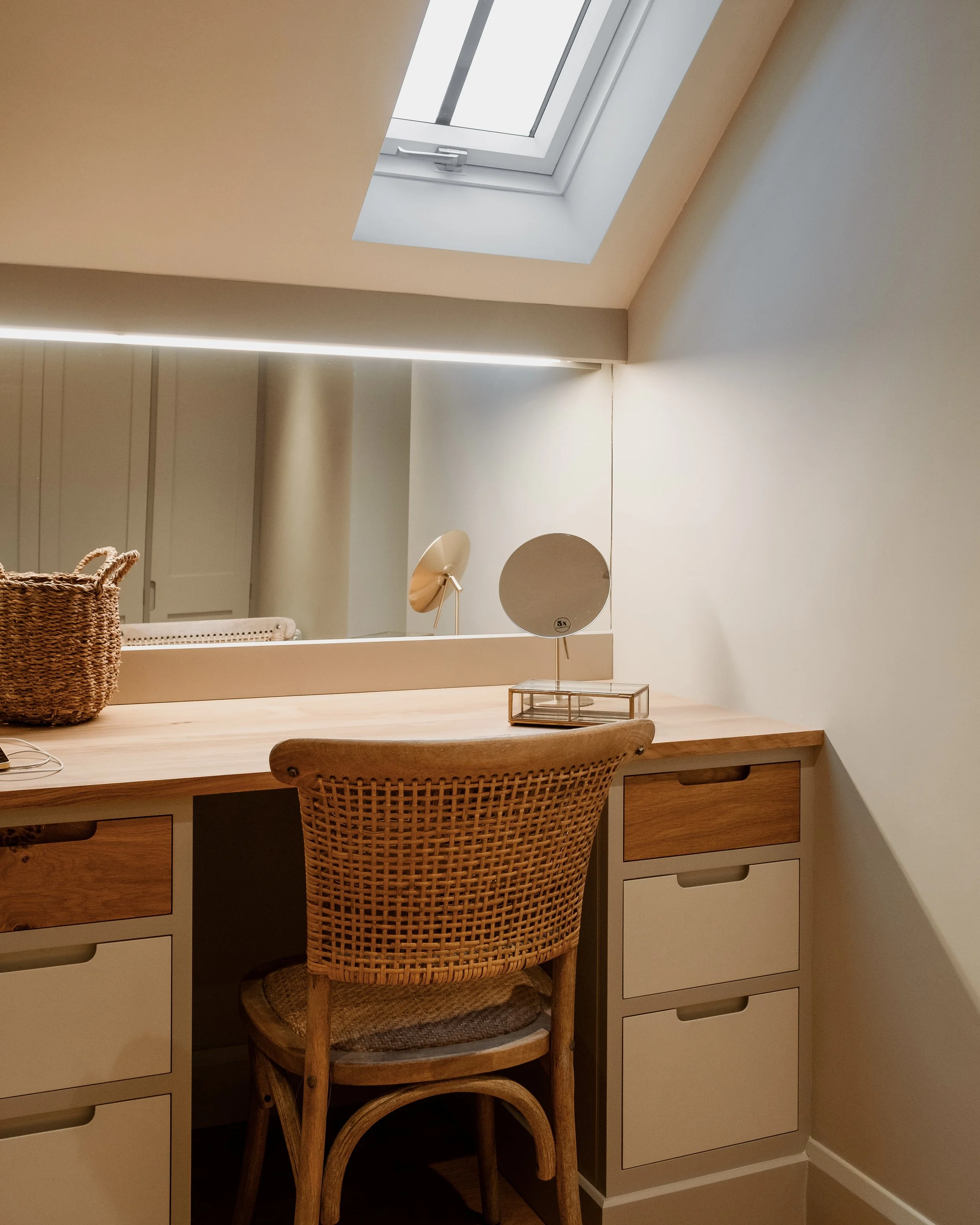 Tucked seamlessly within the master suite, the generous walk-in wardrobe and dressing area offers a beautifully considered space to unpack, unwind, and prepare for the day.