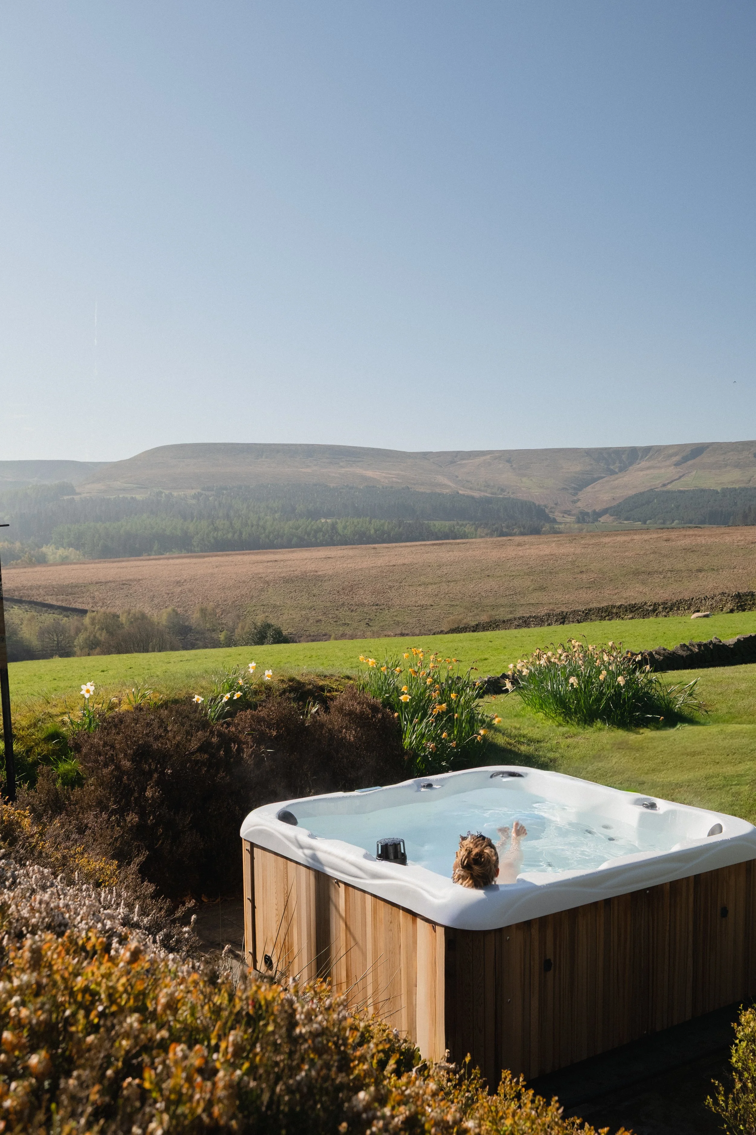 take in uninterrupted views across the rolling Peak District countryside.