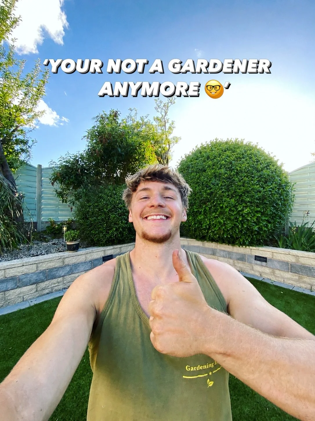 TIRED OF THESE TROLLS 🥱 trying to discredit my work and then having nothing to post for themselves&hellip; JUST CERTIFIED HATERS 🤣🤣🤣 #gardeningfellows #gardening #gardenersofinstagram #gardener #arboristsofinstagram