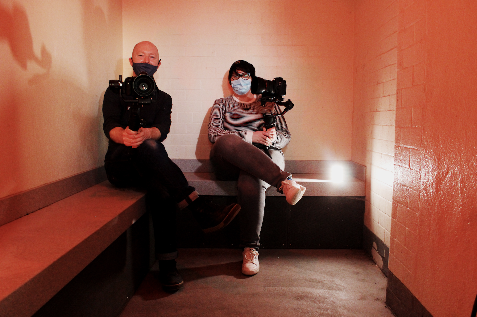 Joe Laverty & Ciara McMullen in the cell during The Court House Sessions