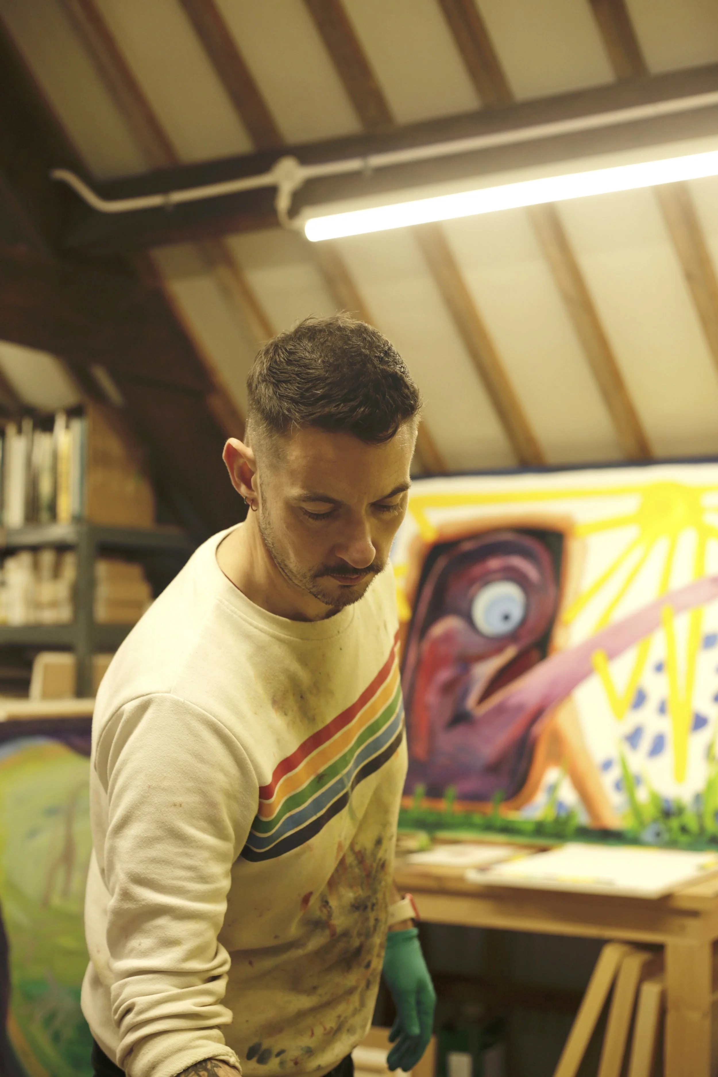 Clinton Kirkpatrick at his studio