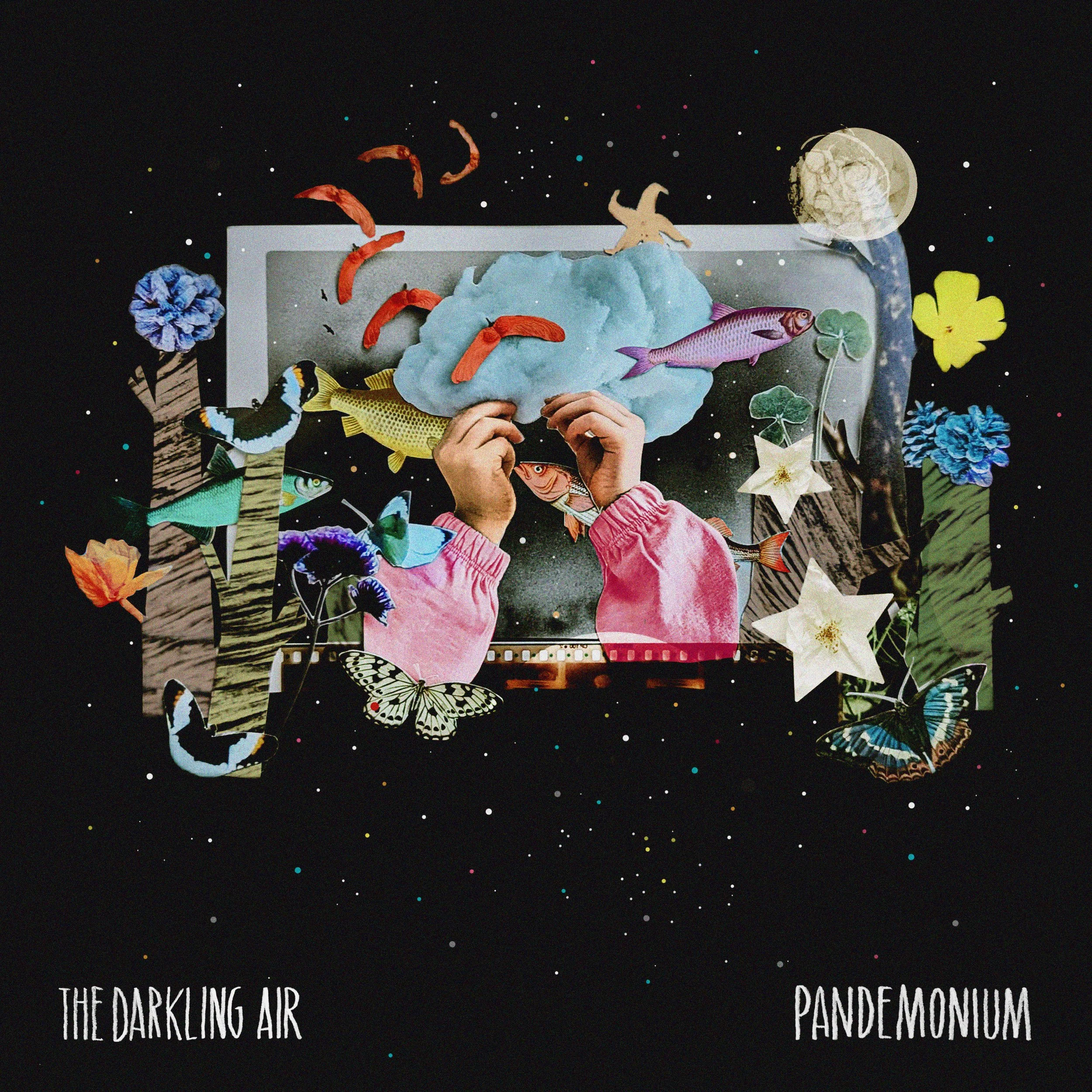 The Darkling Air - 'Pandemonium' single cover. Typography by Louis Nelson