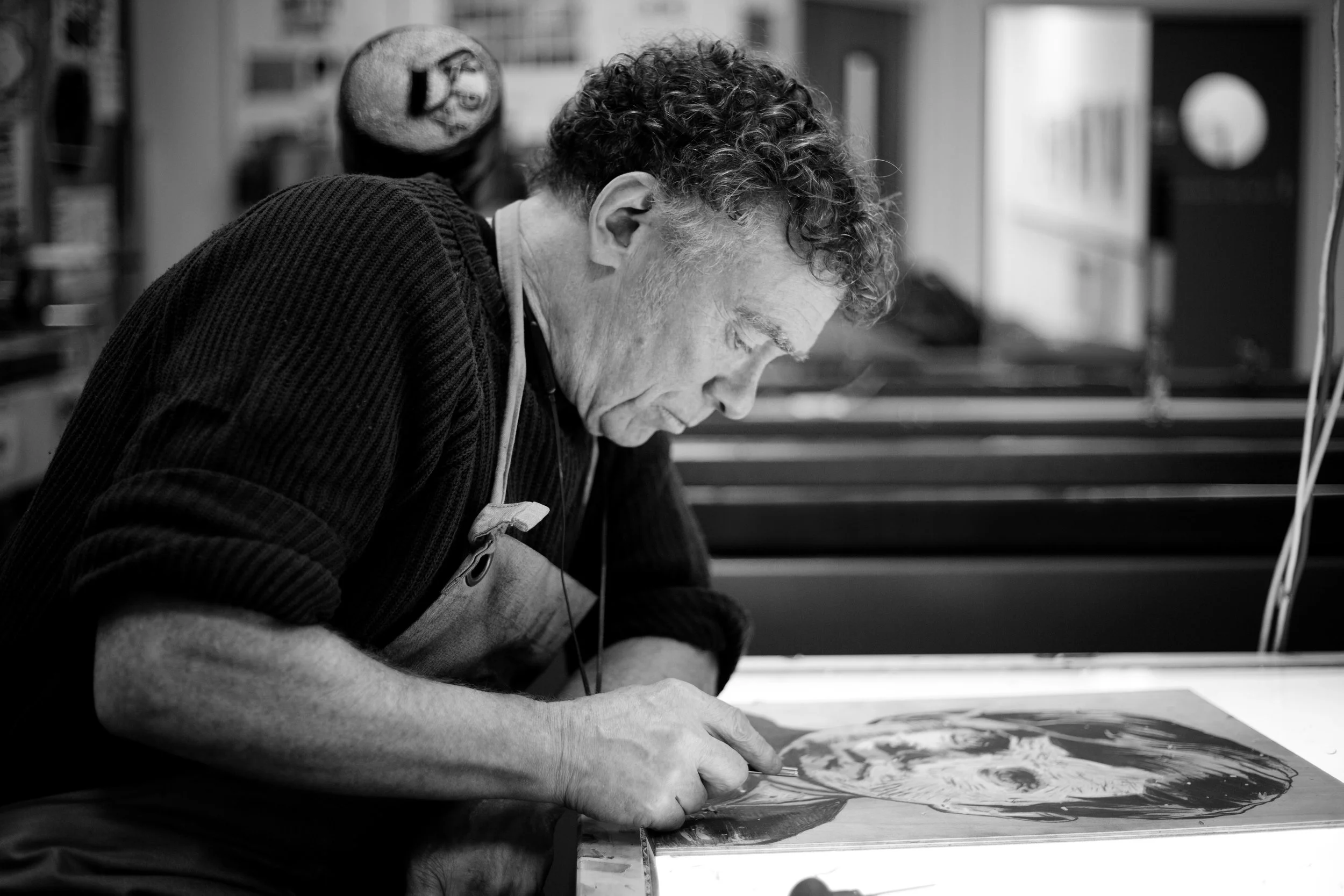 Marc Jennings at Seacourt Print Workshop