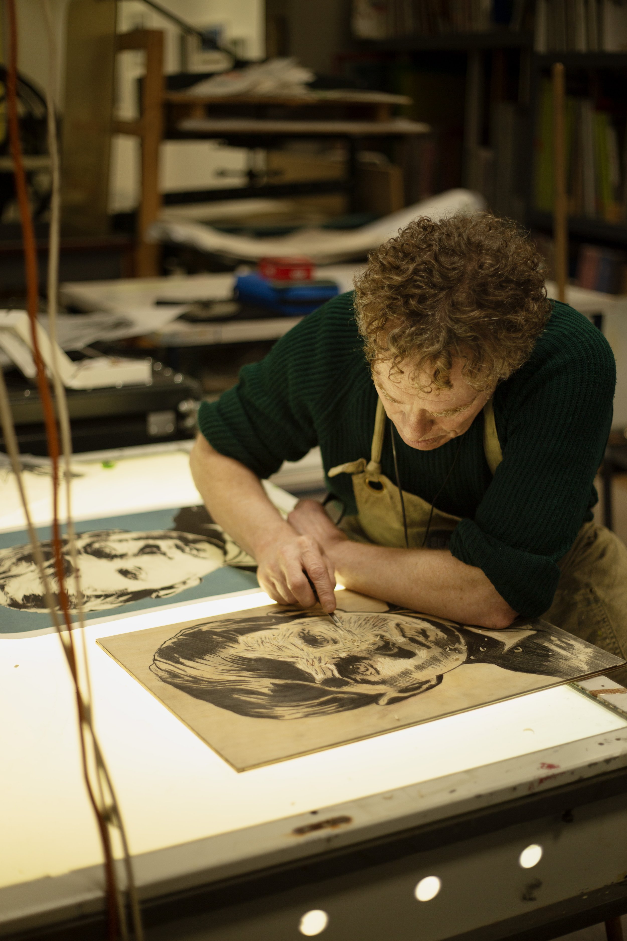 Marc Jennings at Seacourt Print Workshop
