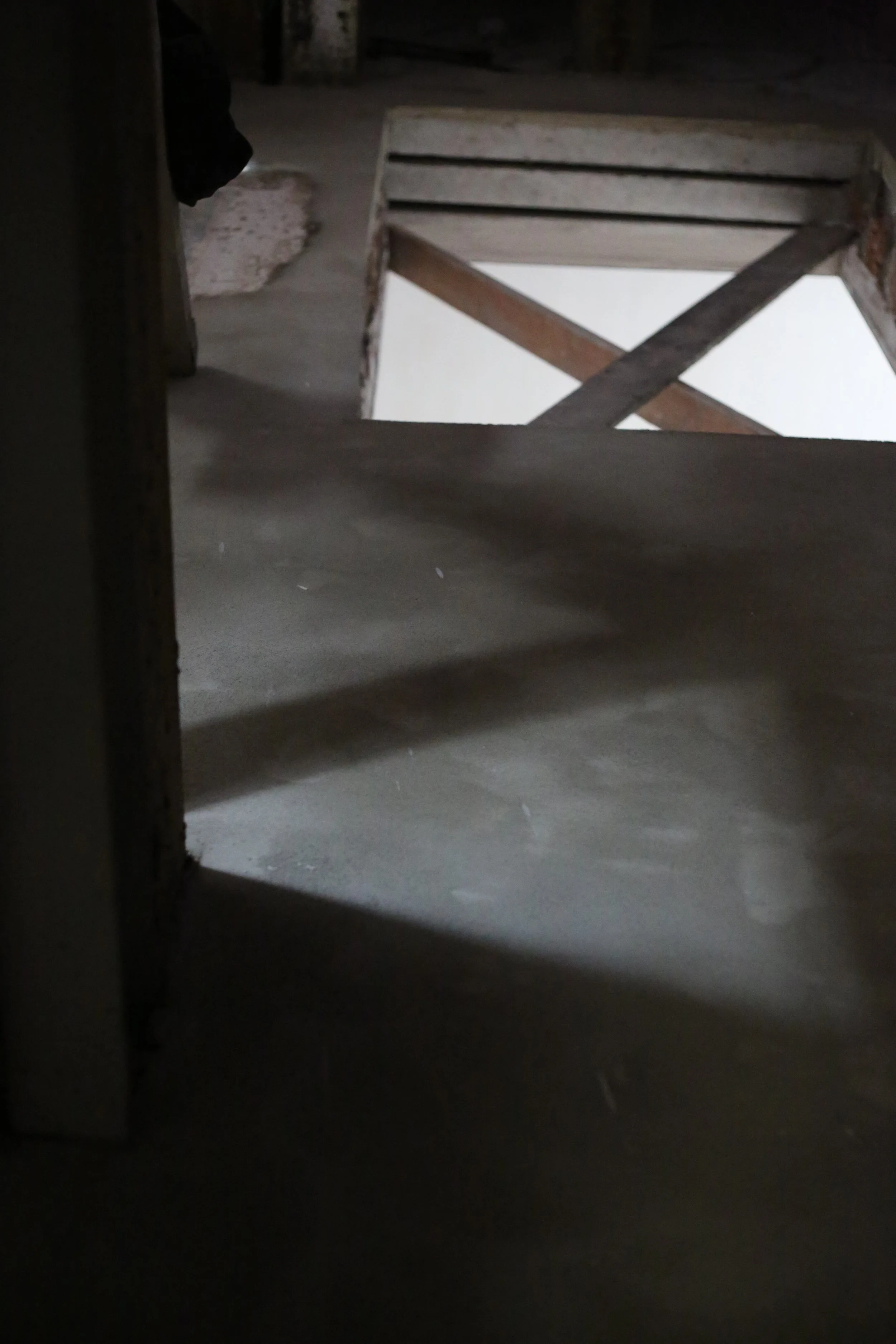 The Lift Shaft under construction