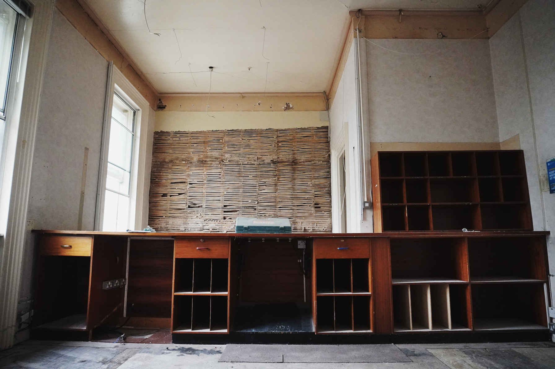 The area where petty fines used to be paid - now The Drawing Room