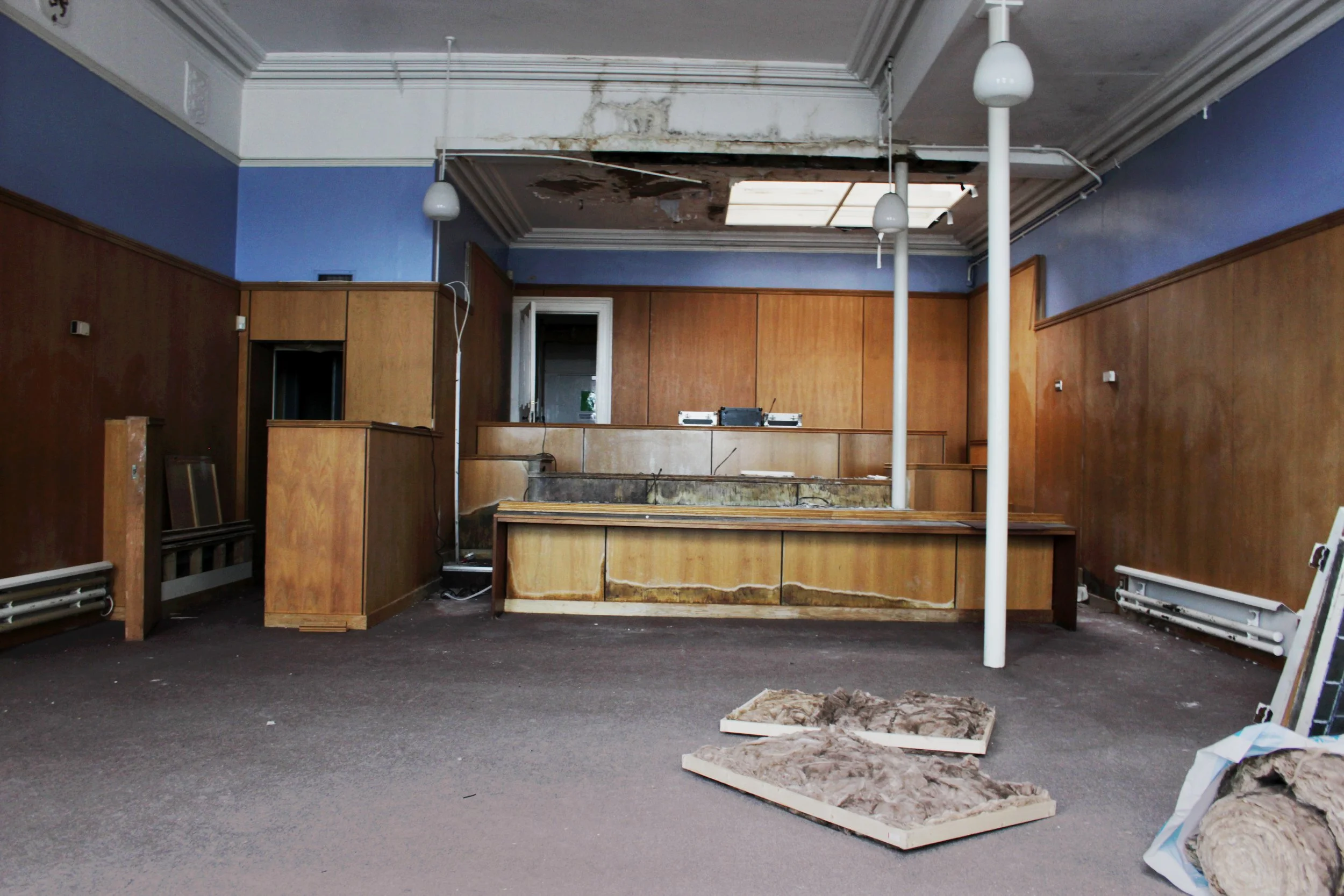 The Court Room before the renovation