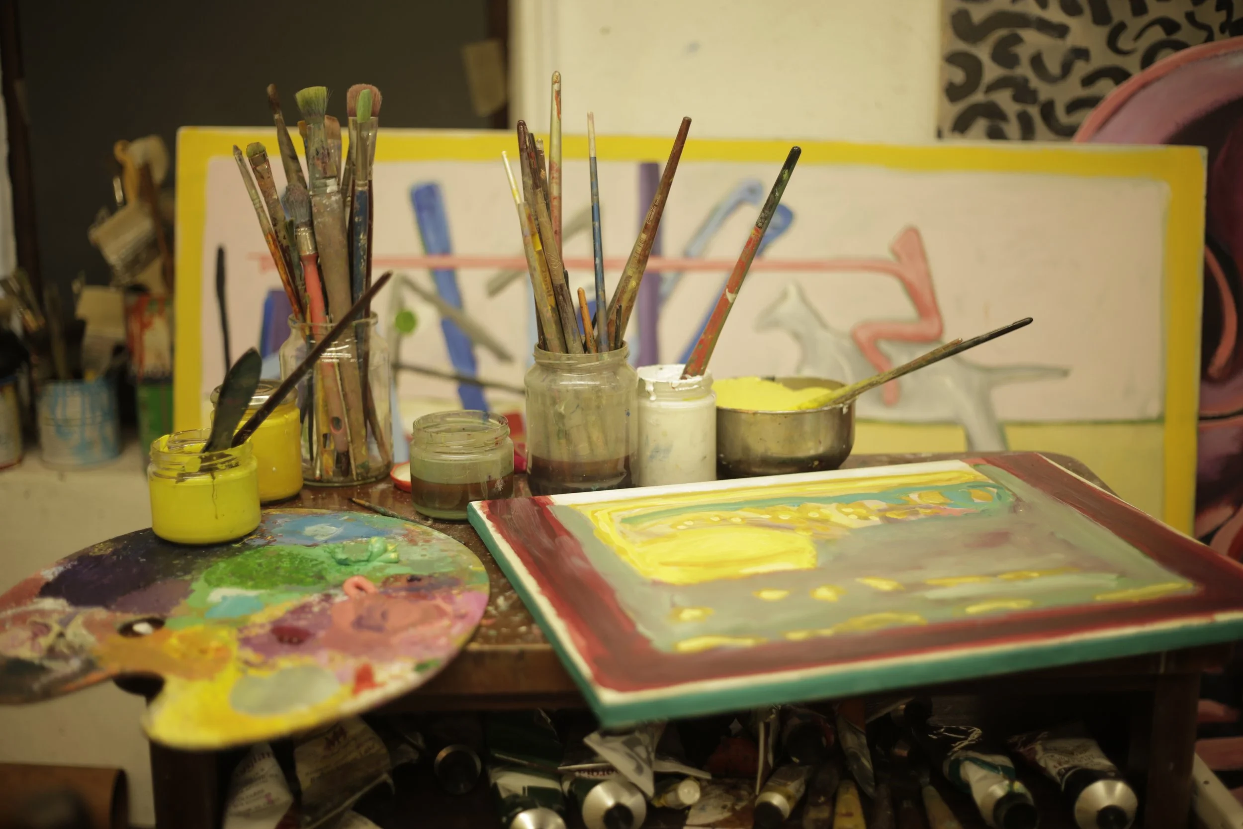 Clinton Kirkpatrick at his studio