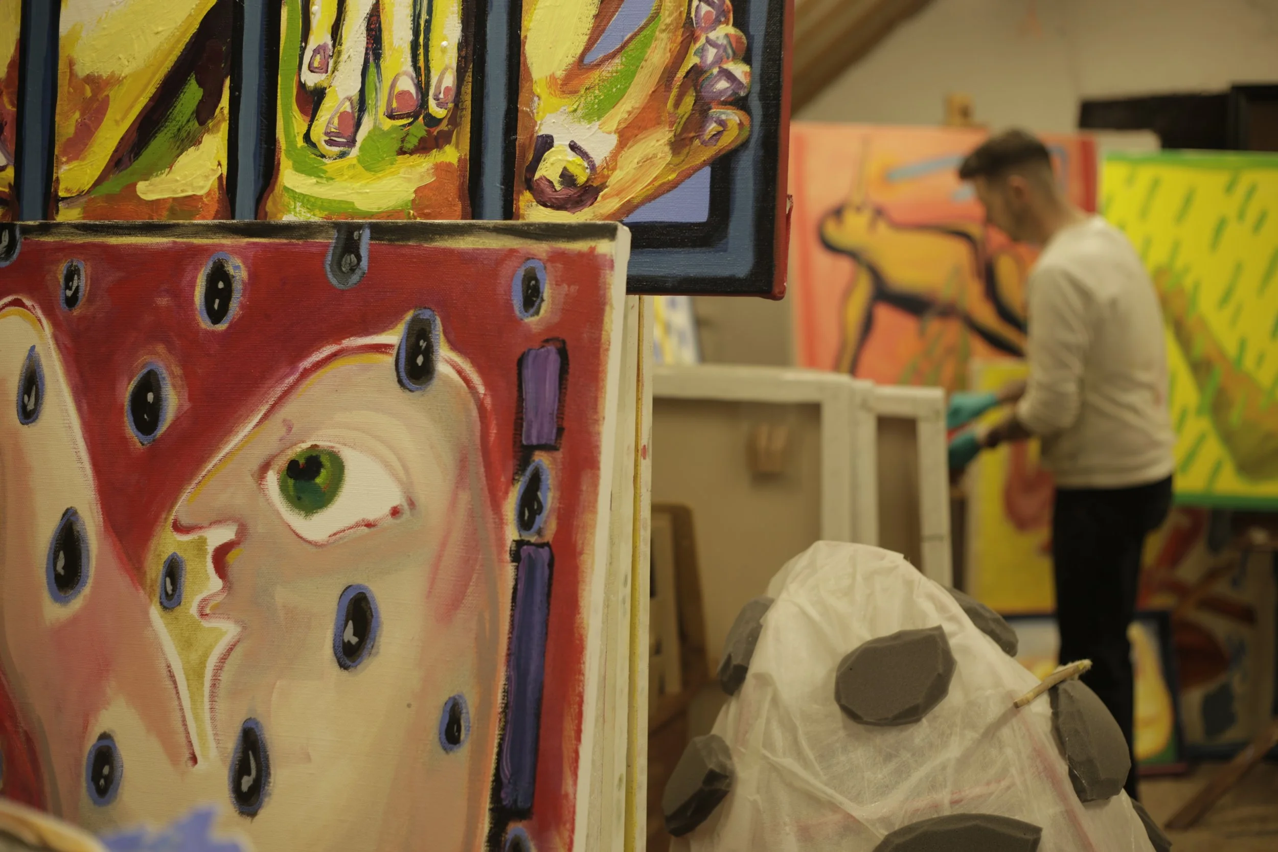 Clinton Kirkpatrick at his studio