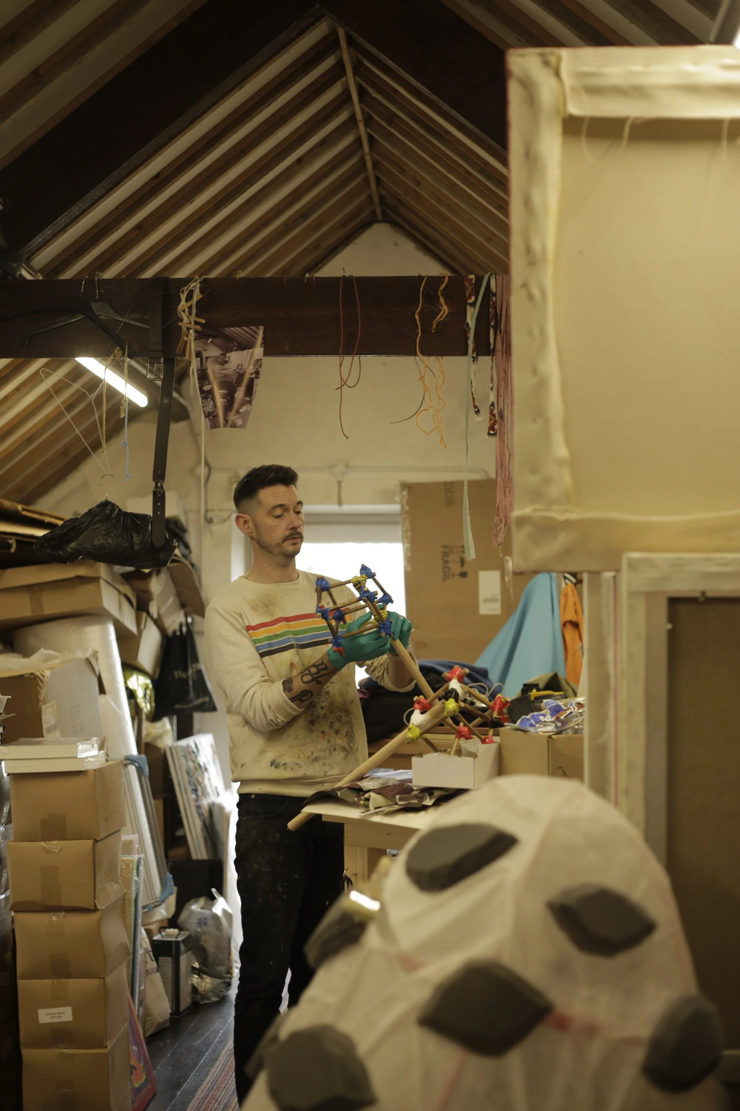 Clinton Kirkpatrick at his studio