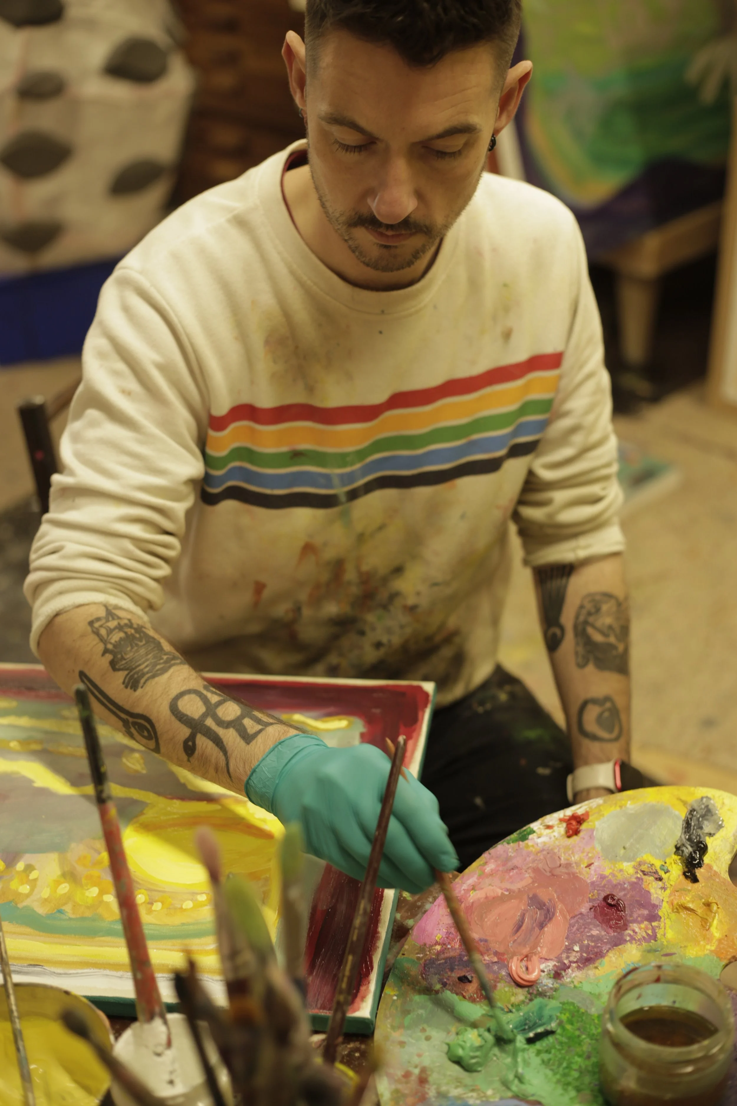 Clinton Kirkpatrick at his studio