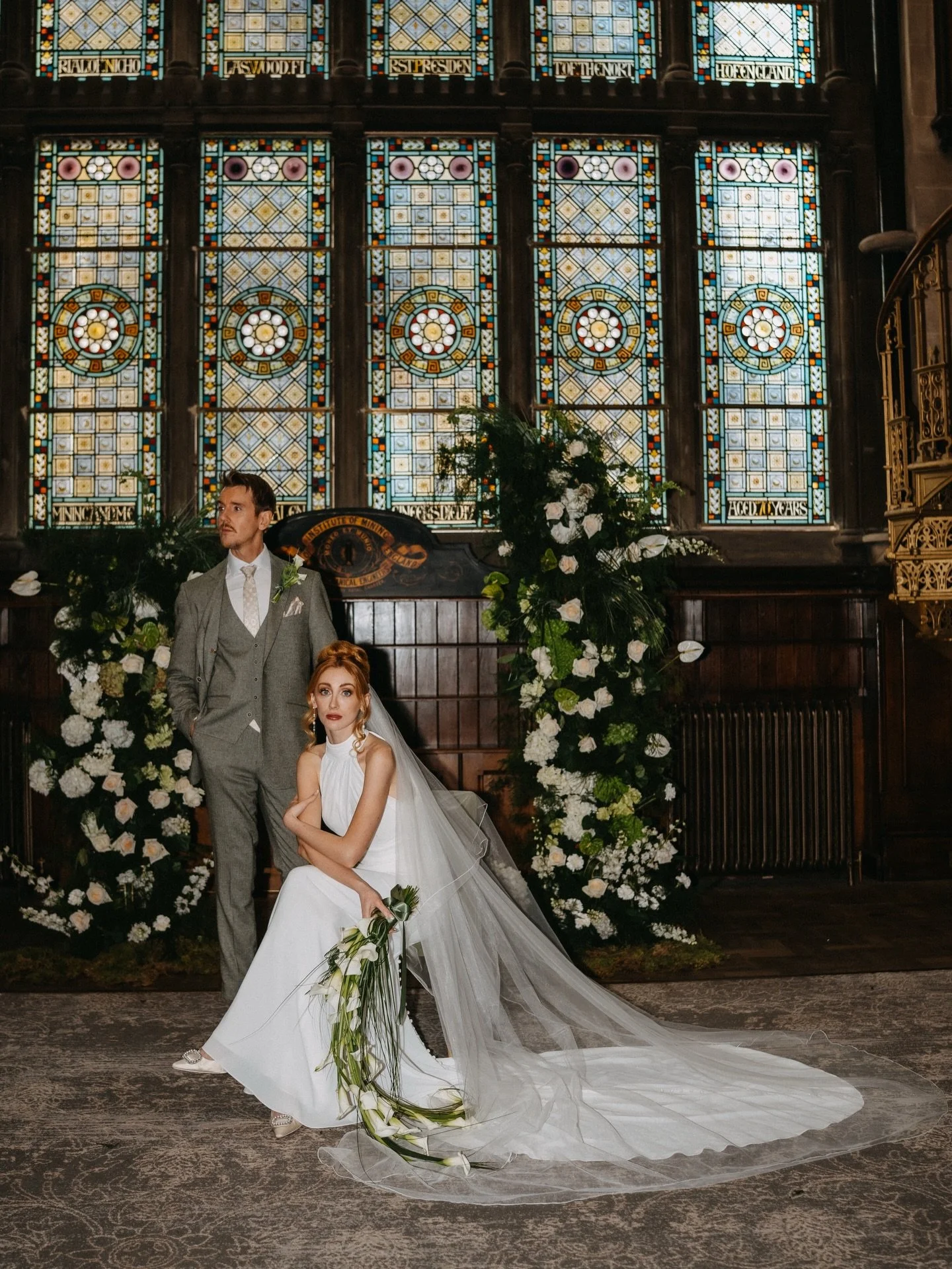 Zara&amp;Roy in the absolute hidden gem of Newcastle @thecommonroomweddings 🤎

Photographer: @yulimar.photo 
Couple: @half_dust_half_deity
Content creator:@momentco__
Make up: @danimua
Hair: @bridalhairnortheast
Dresses:@yapbridal
Content creator: @