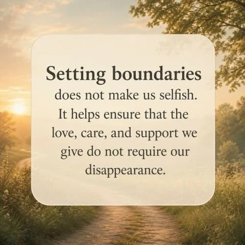 When Setting Boundaries Feels Selfish