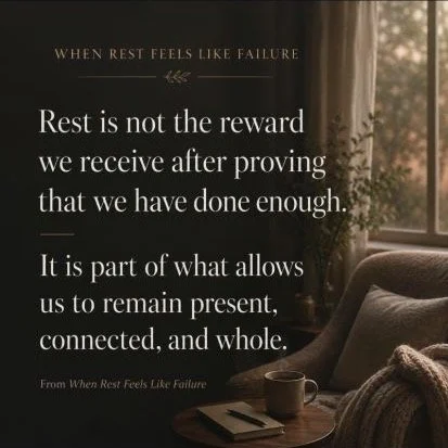 When Rest Feels Like Failure