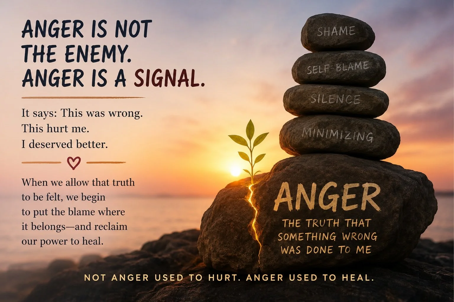 Sometimes Healing Begins With Anger