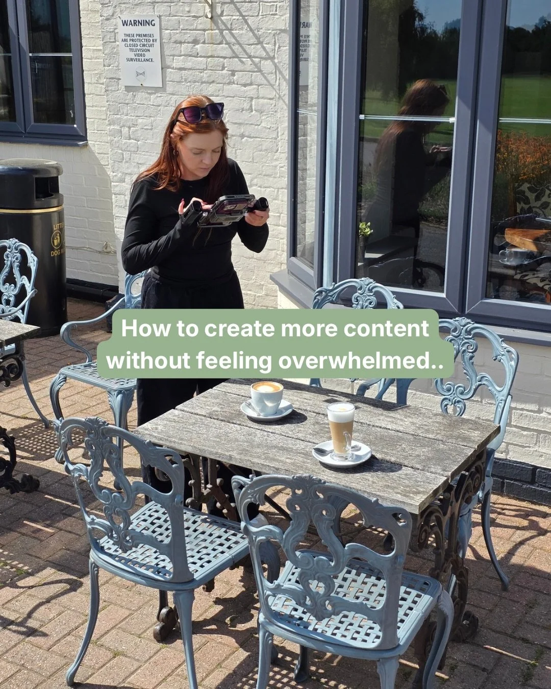 Business owner to business owner, here are a few tips to stop feeling overwhelmed when it comes to content creation. 

Do you do any of these?? Number 3 is by far our biggest hack. 

Wish you had a better understanding of what to post and why? Commen
