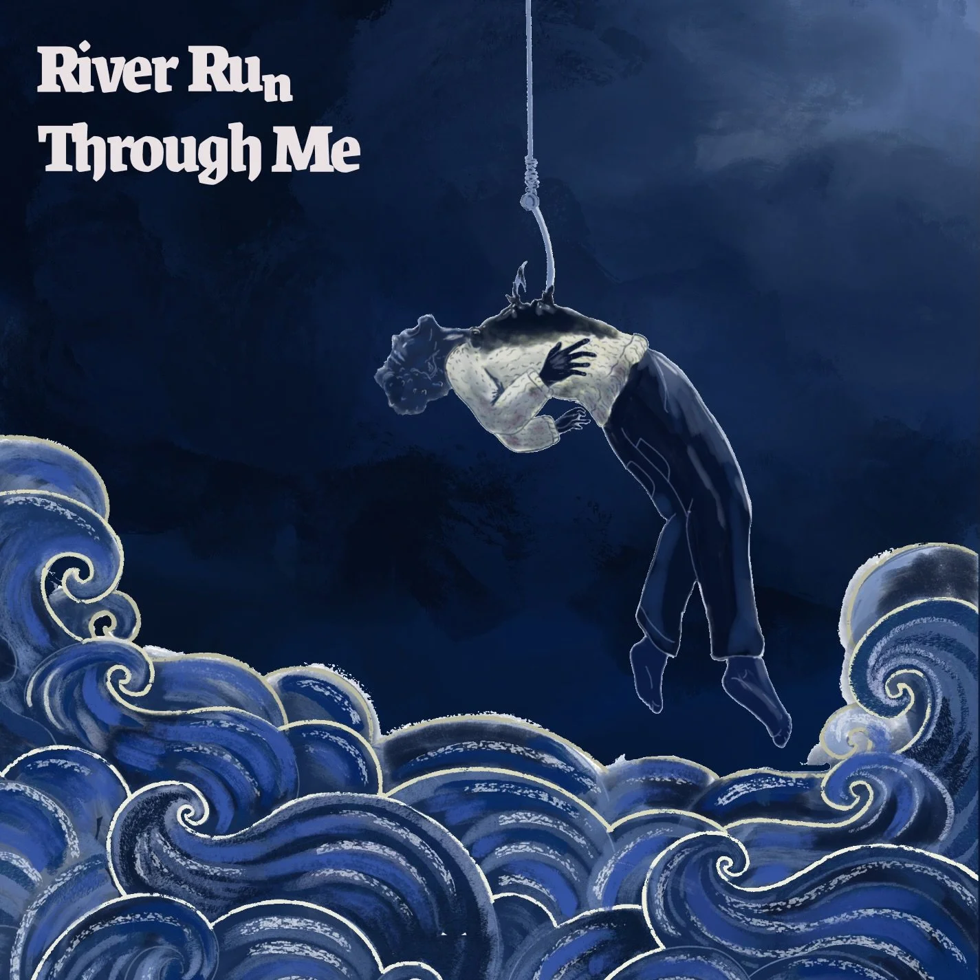 This is the artwork for my first single River Run Through Me. 

It&rsquo;s the first song I wrote after I moved to Edinburgh, and the first song I wrote in 15 years as I decided to become a songwriter. So for better or for worse it&rsquo;s been life 