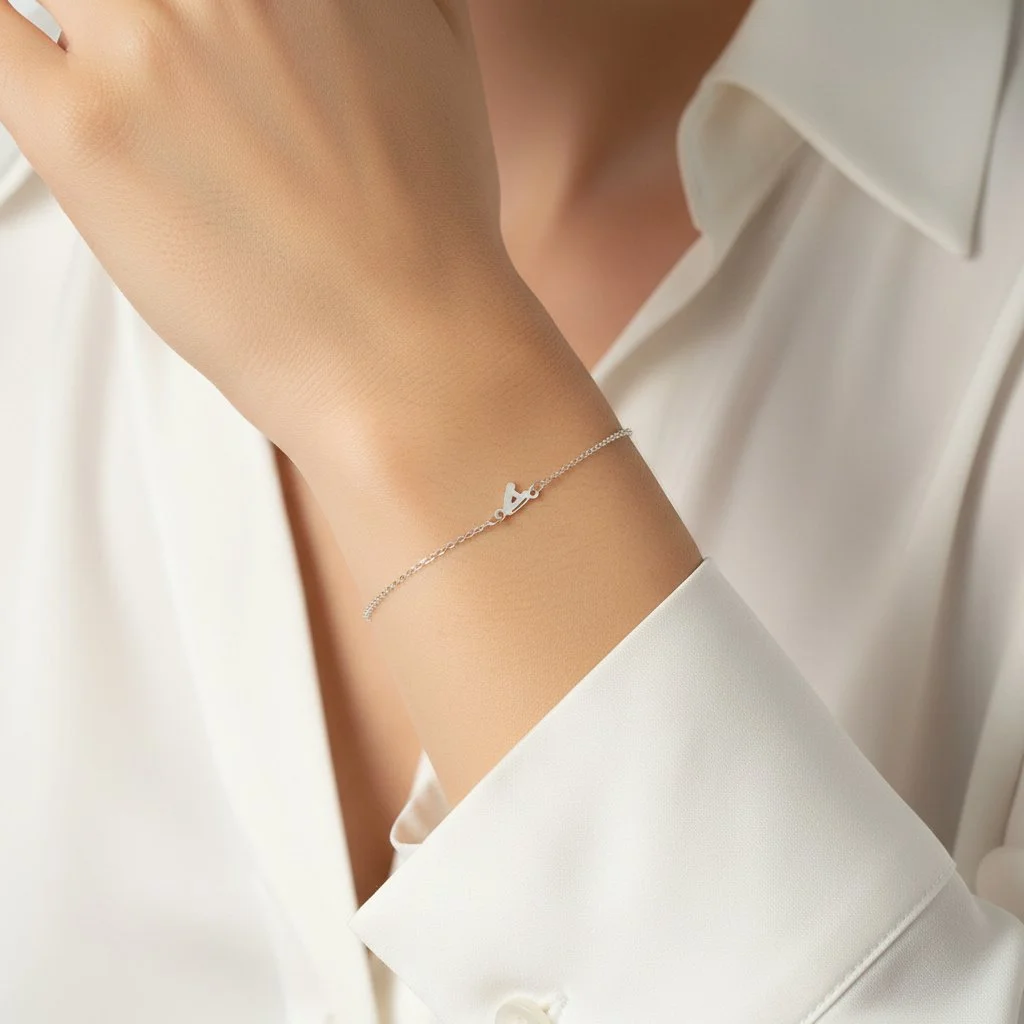 Bracelet  “Connected Letters”