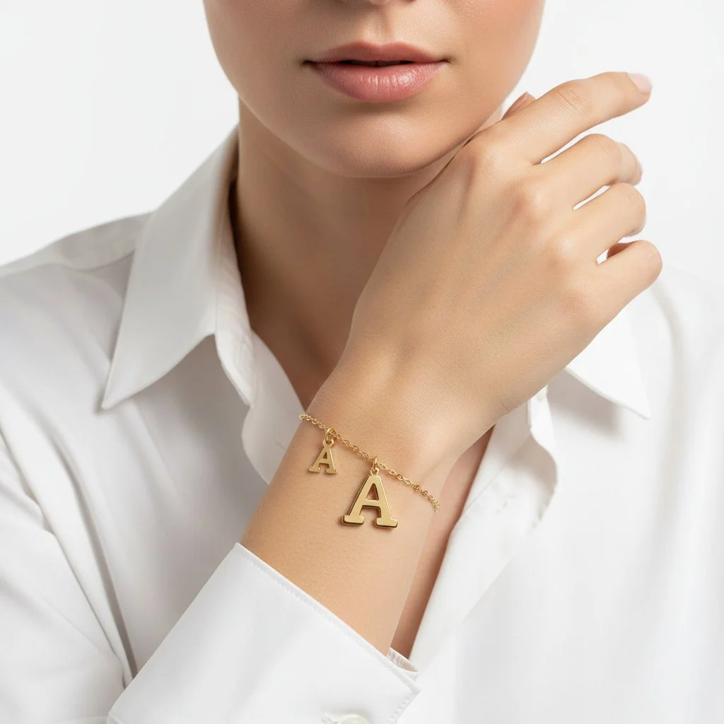 “Only My Letter" 18k Gold