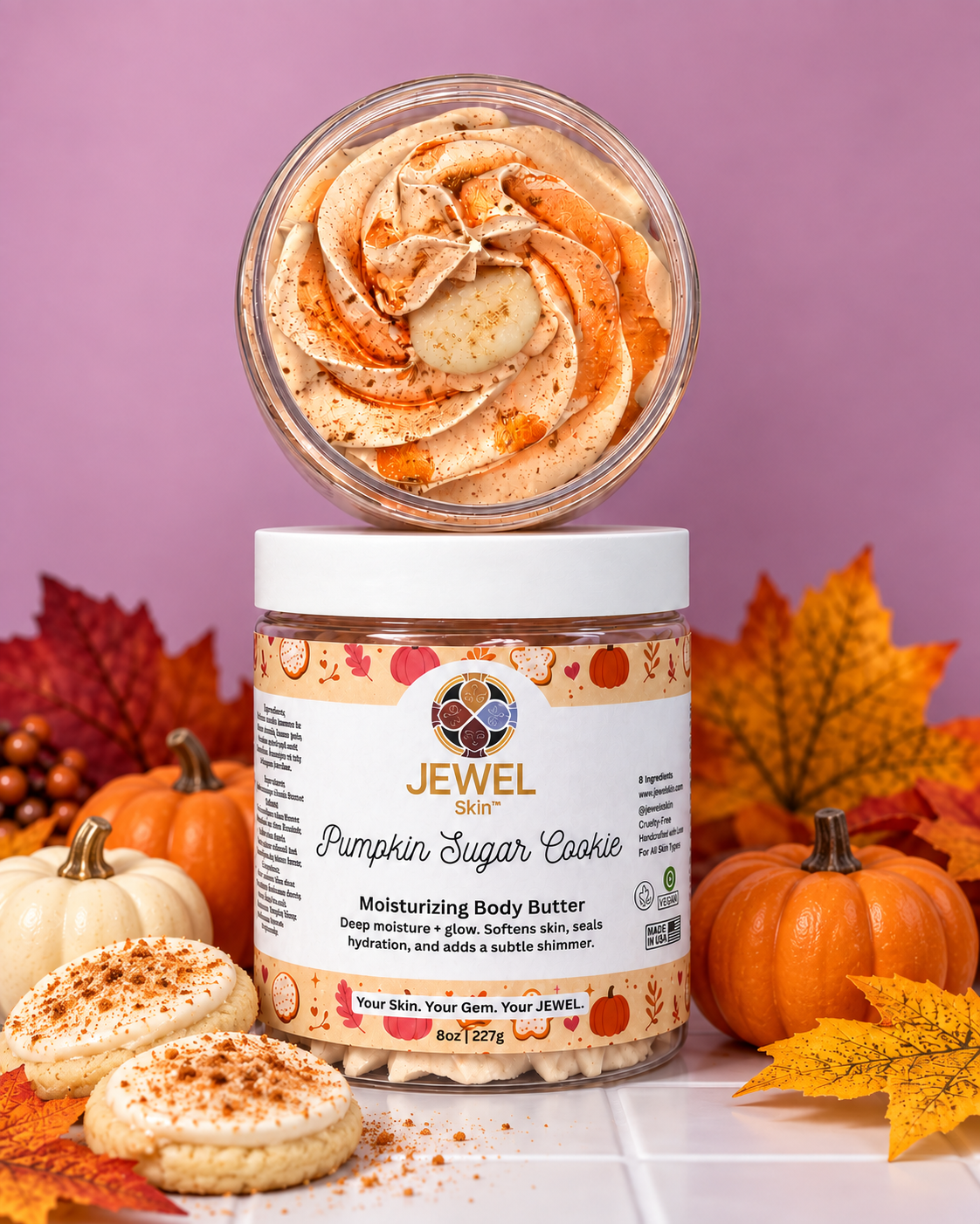 Pumpkin Sugar Cookie-8oz (Whipped Body Butter) Available 9/25