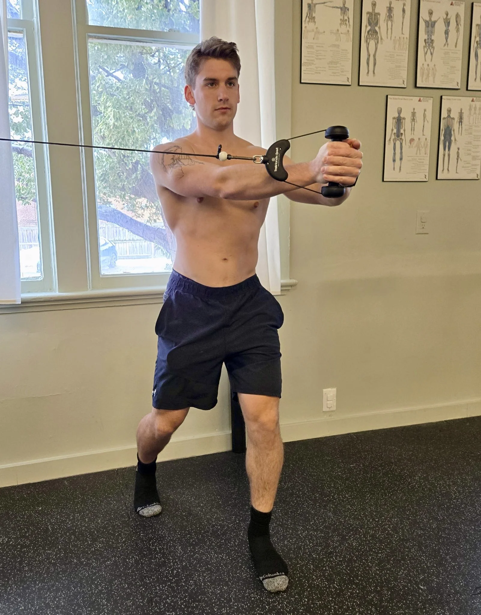 Personal training session at Natural Path in Brantford, Ontario.