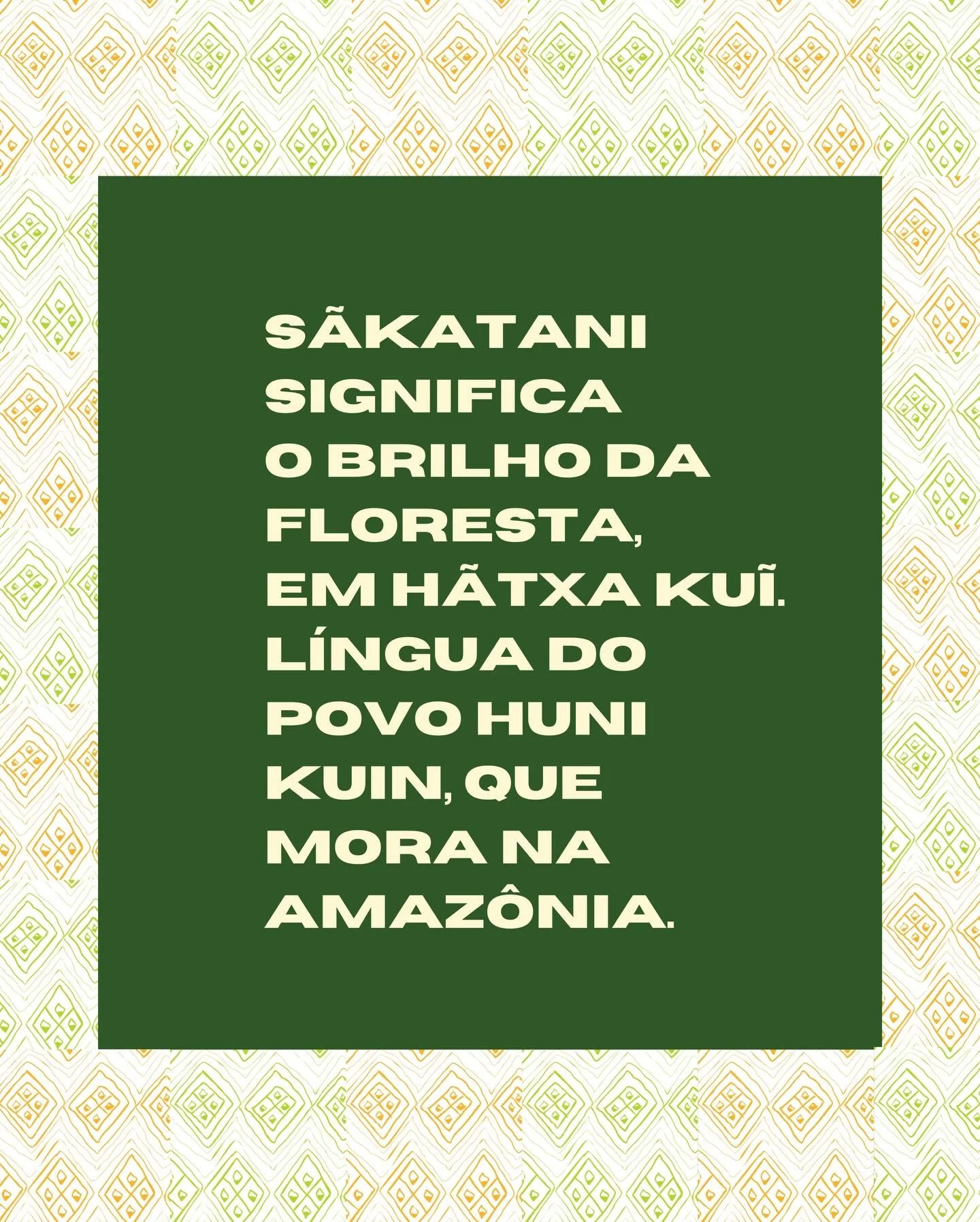 🌳🦜🌱✊🏼🐾

Pra ler mas sobre n&oacute;s aqui no Alian&ccedil;a S&atilde;katani, www.sakatanialliance.com