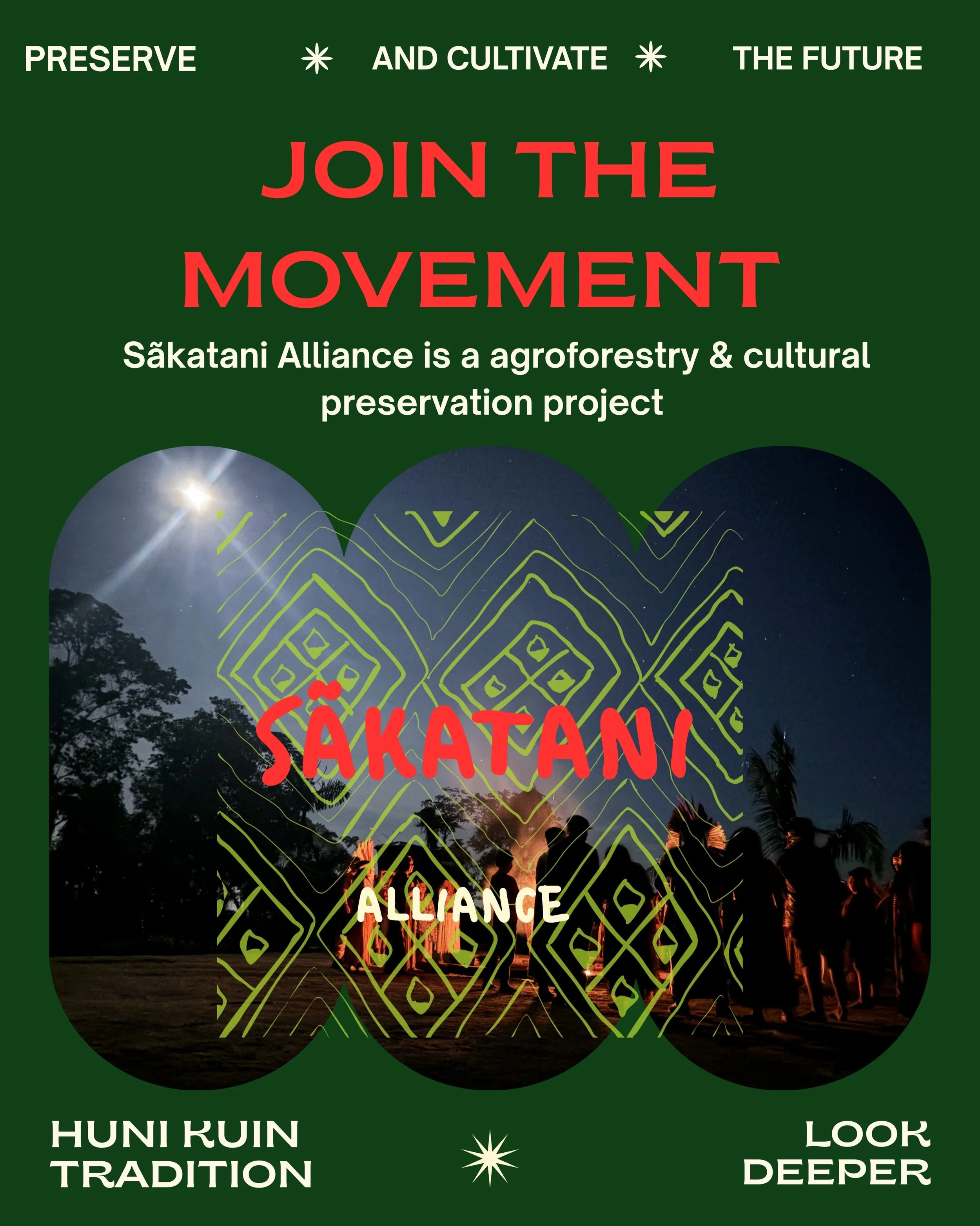 Through long led community based intercultural conversations, the pilot project of S&atilde;katani Alliance was born, after listening to the leaders of the Huni Kuin, - to their definition of the essentials lacking, as well as what is missing to live
