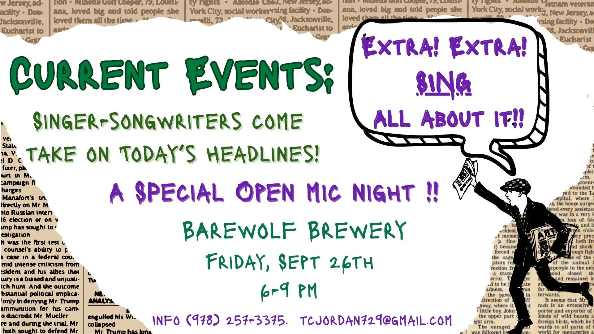 Current Events: A socially Conscious Open Mic