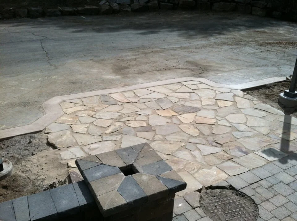 recent lawn care project