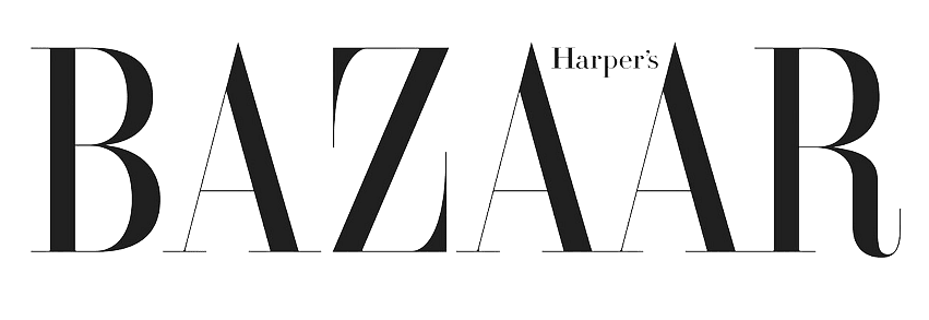 Harper's Bazaar logo in black text on a white background.