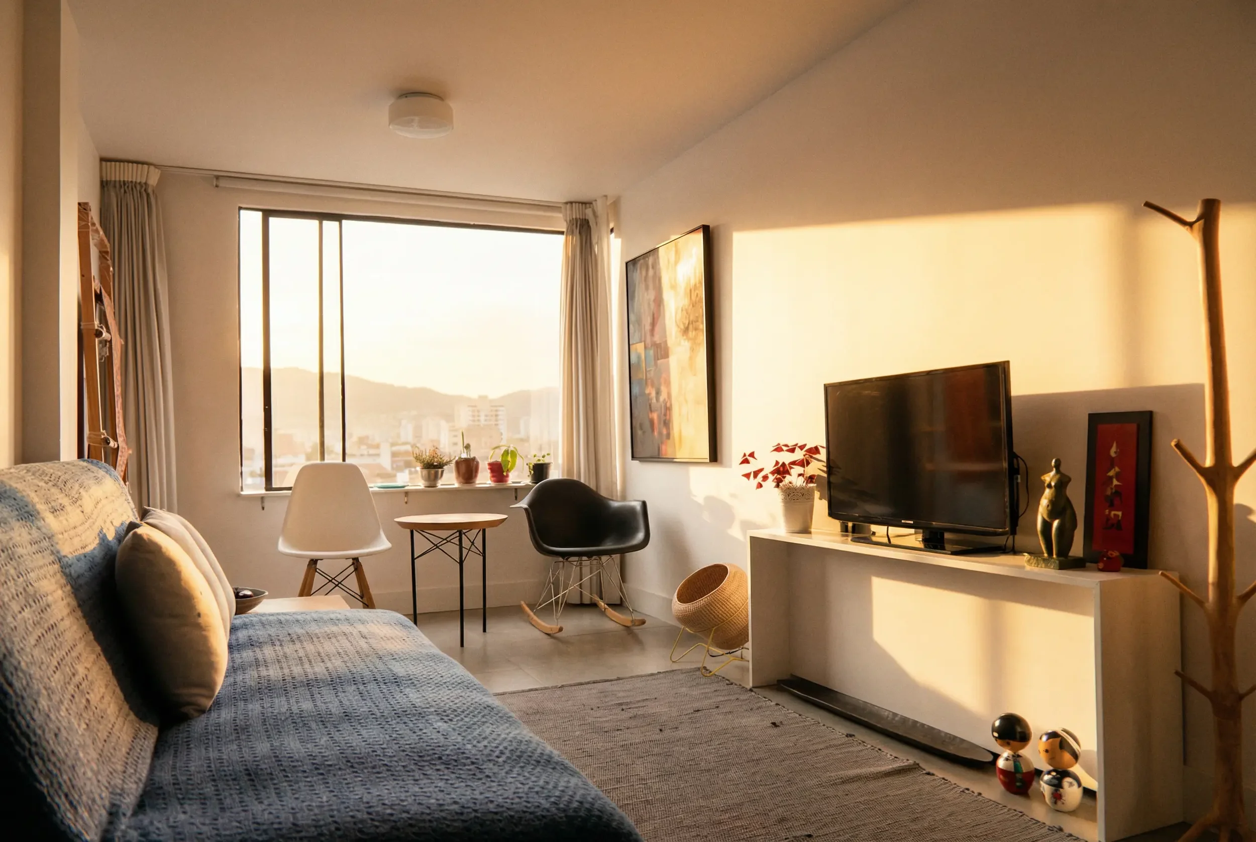 Renovated 601 apartment interior in Bogotá — compact residential design by Matita