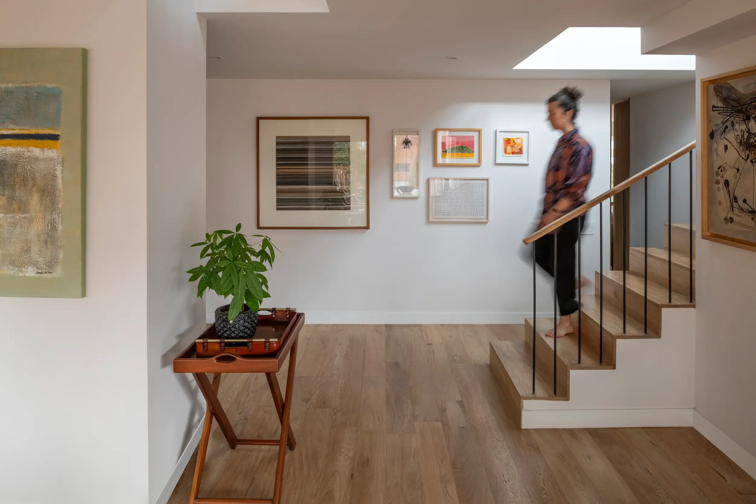 corridor of an interior renovated home in Bogotá