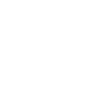 White icon of crossed out smokes or smell.