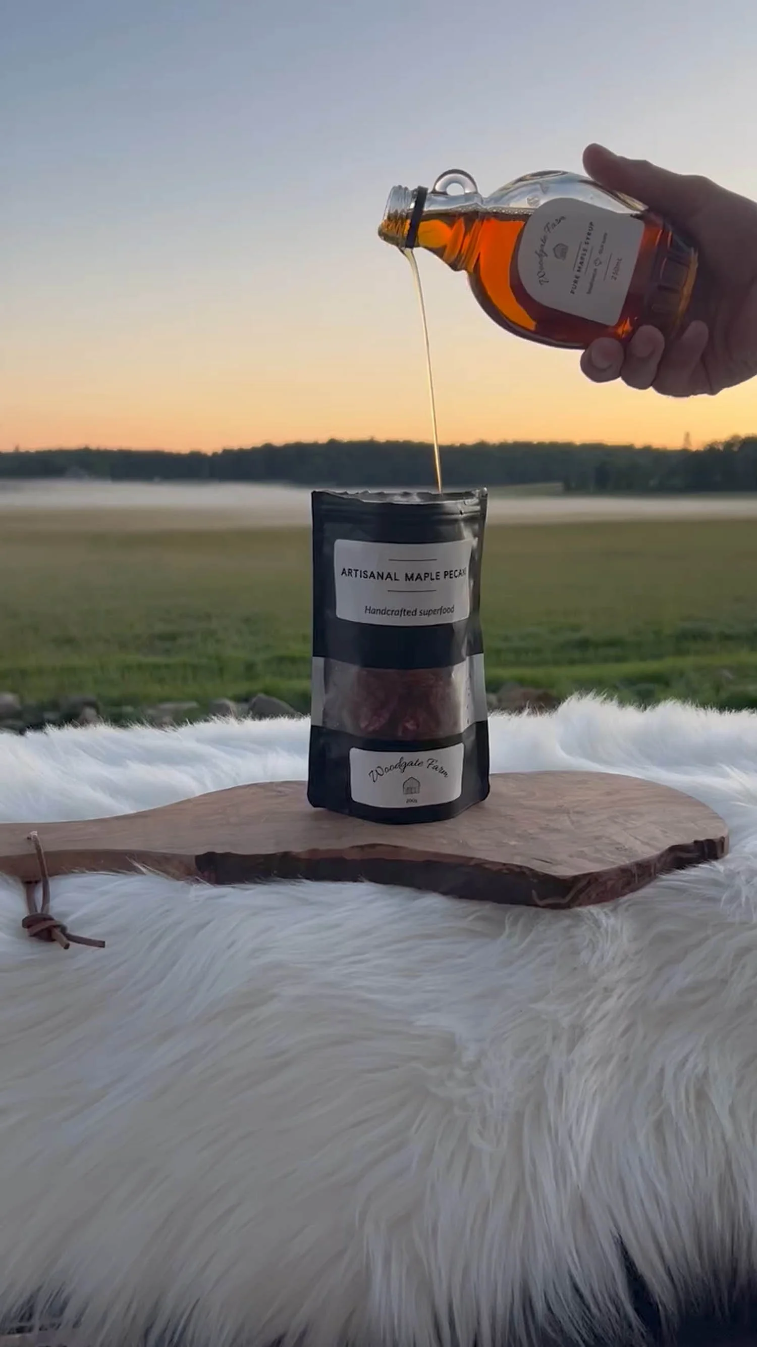 PRODUCT - syrup poured into bag of pecans.jpg